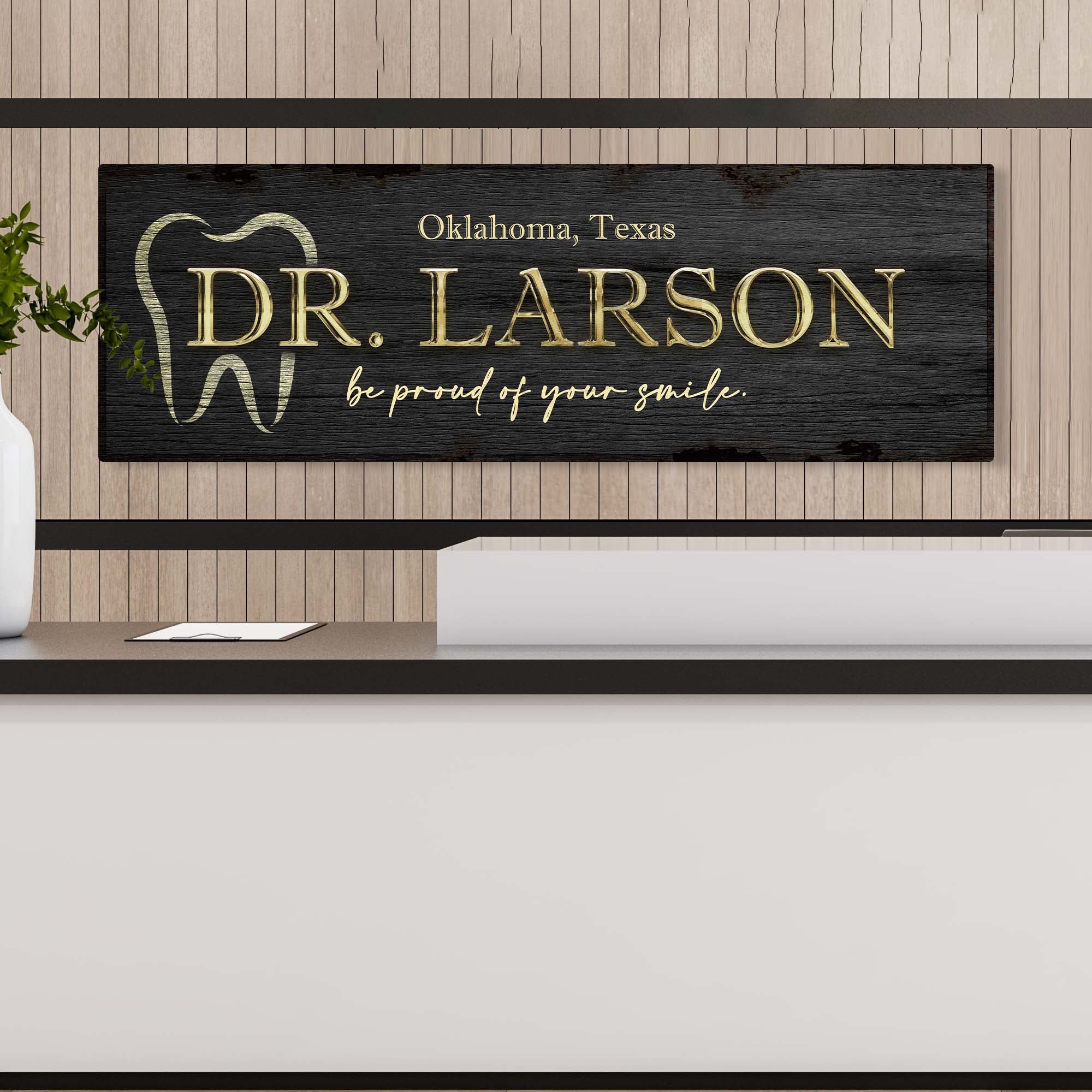 Dentist Name Sign on sale at MyriadMart
