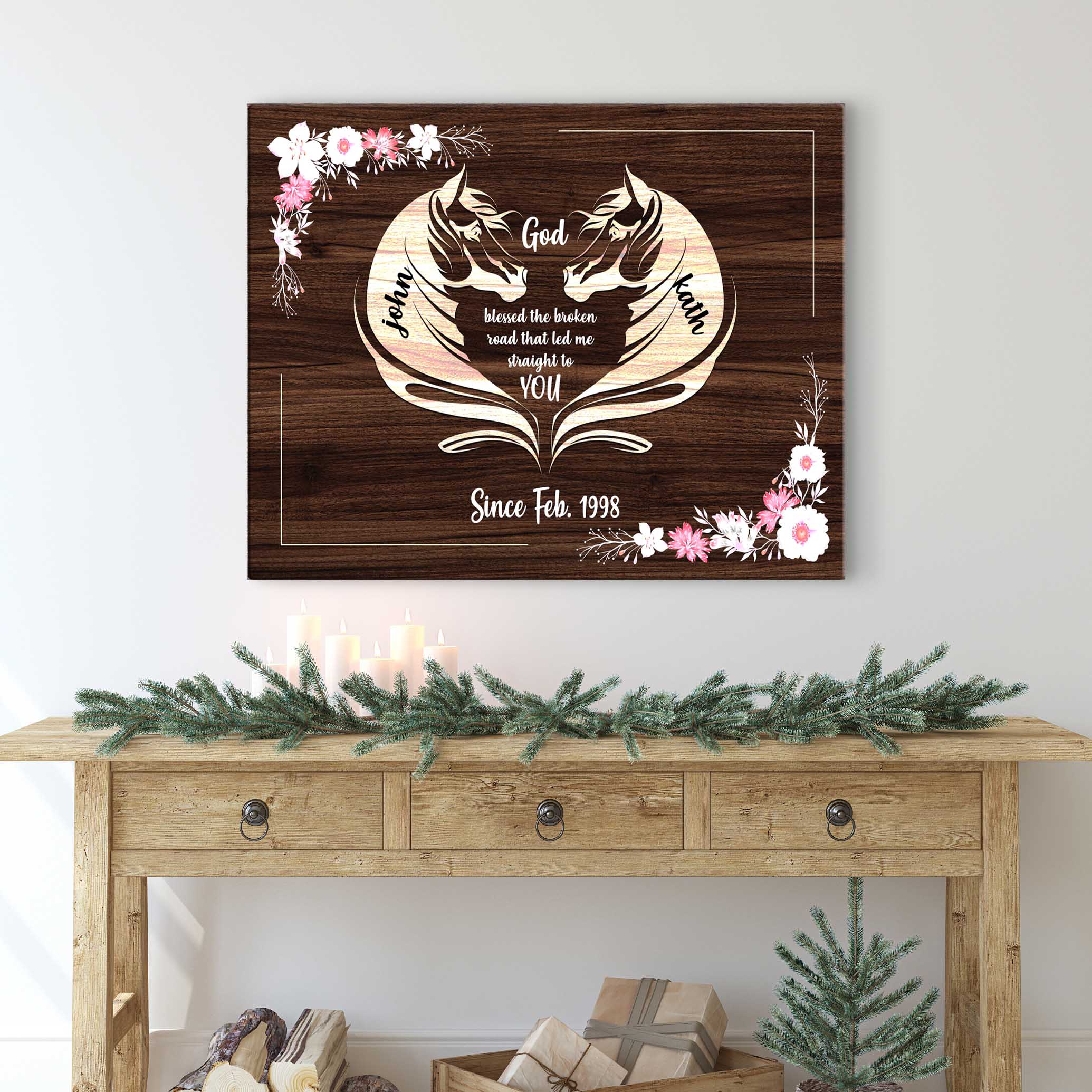 Horse Couple Sign II on sale at MyriadMart