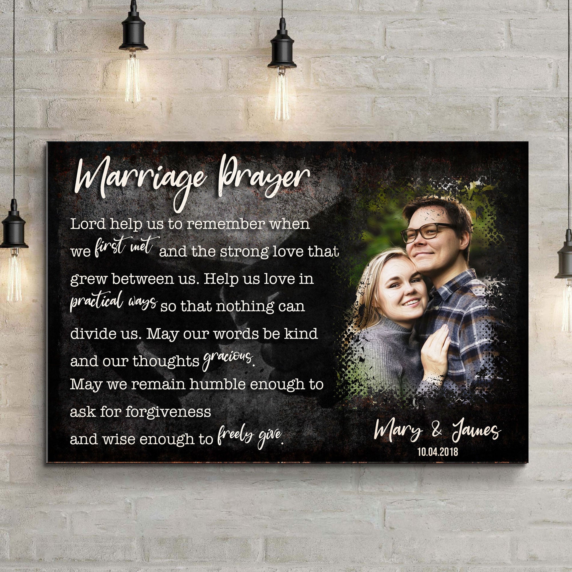 Marriage Prayer Couple Sign on sale at MyriadMart