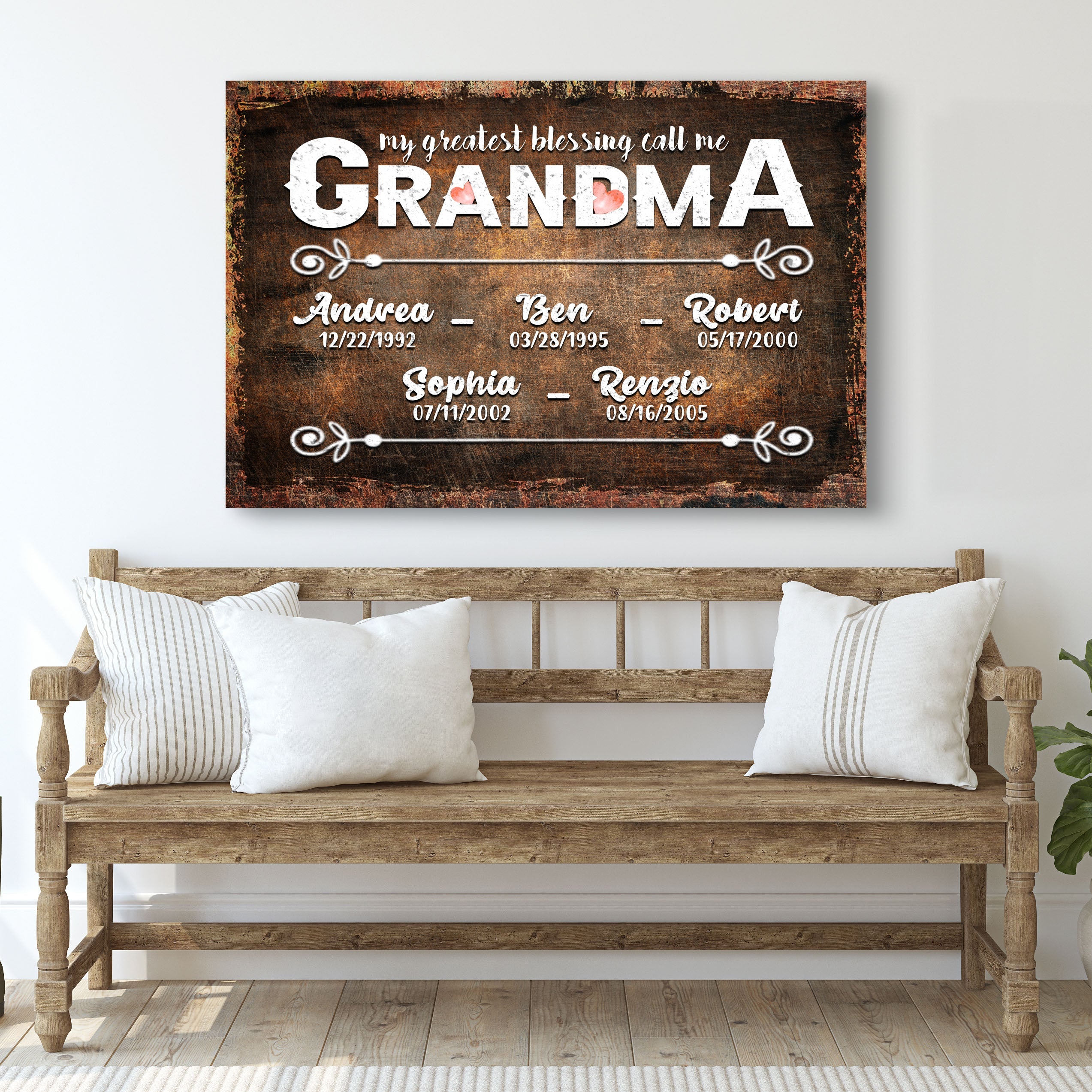 My Greatest Blessing Call Me Grandma Happy Mother's Day Sign II on sale at MyriadMart