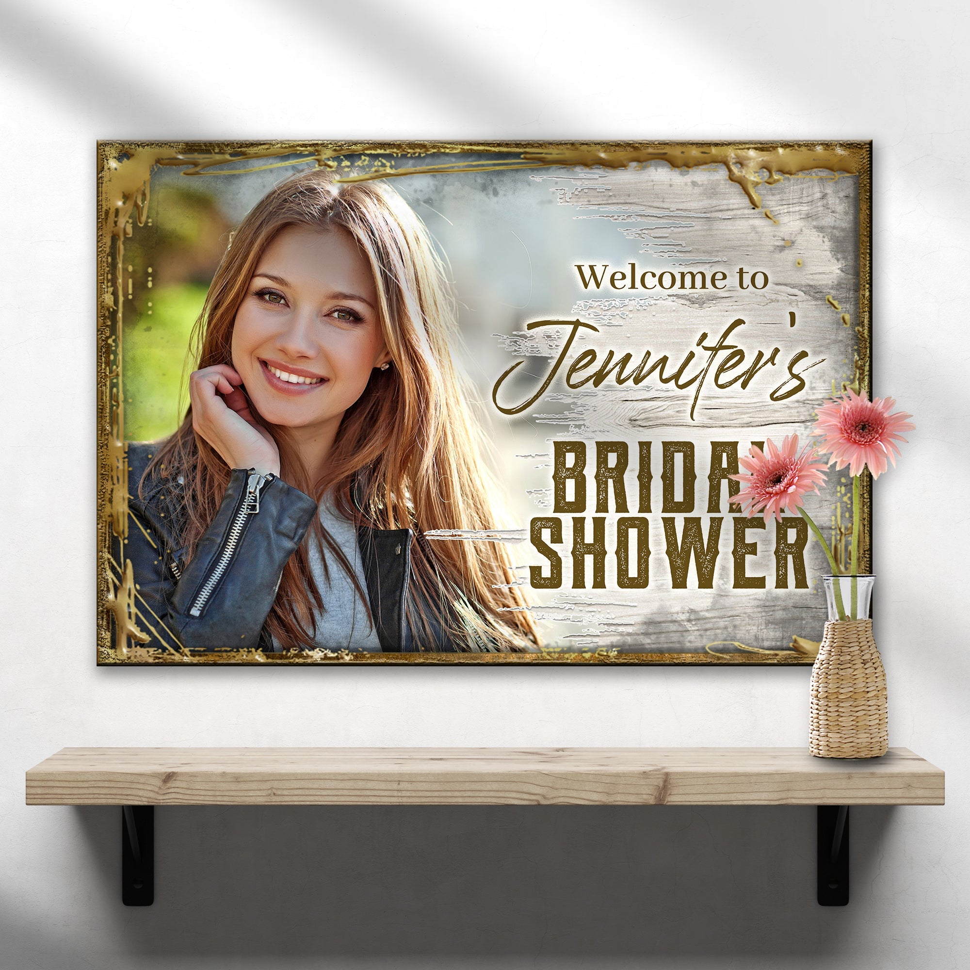 Welcome To The Bridal Shower Sign on sale at MyriadMart