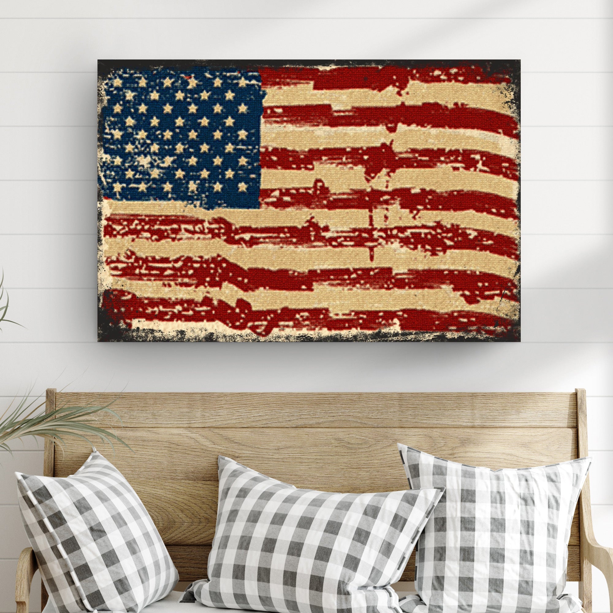 American Flag Canvas Wall Art on sale at MyriadMart