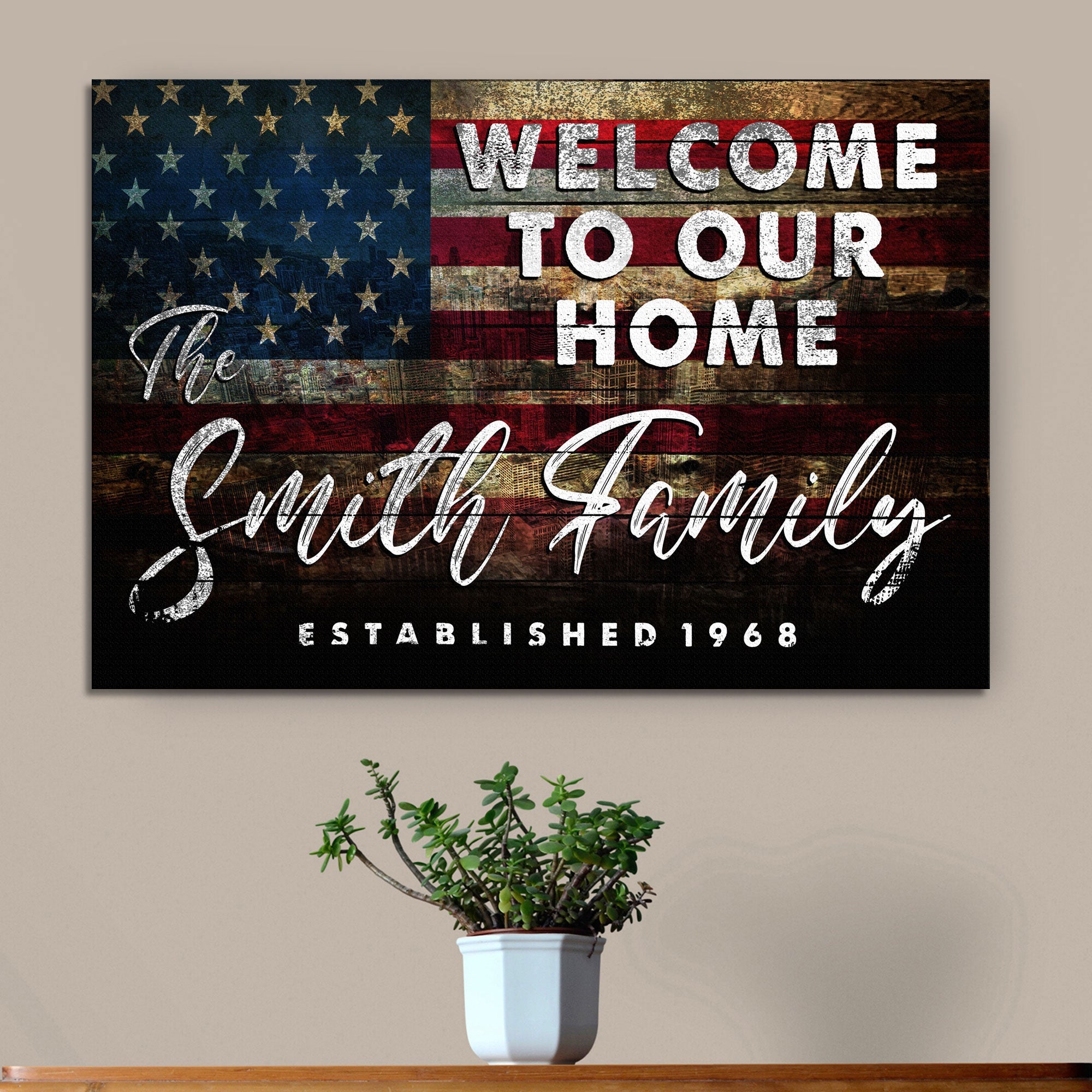Welcome To Our Home Sign III on sale at MyriadMart