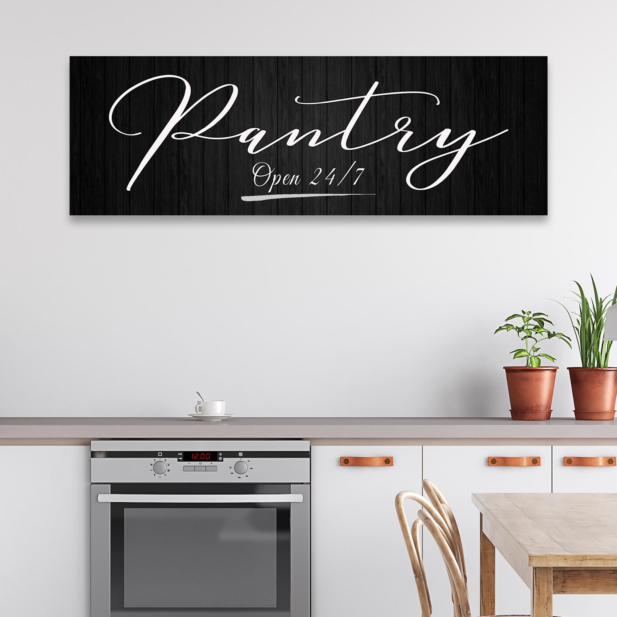 Pantry Open 24/7 Sign on sale at MyriadMart