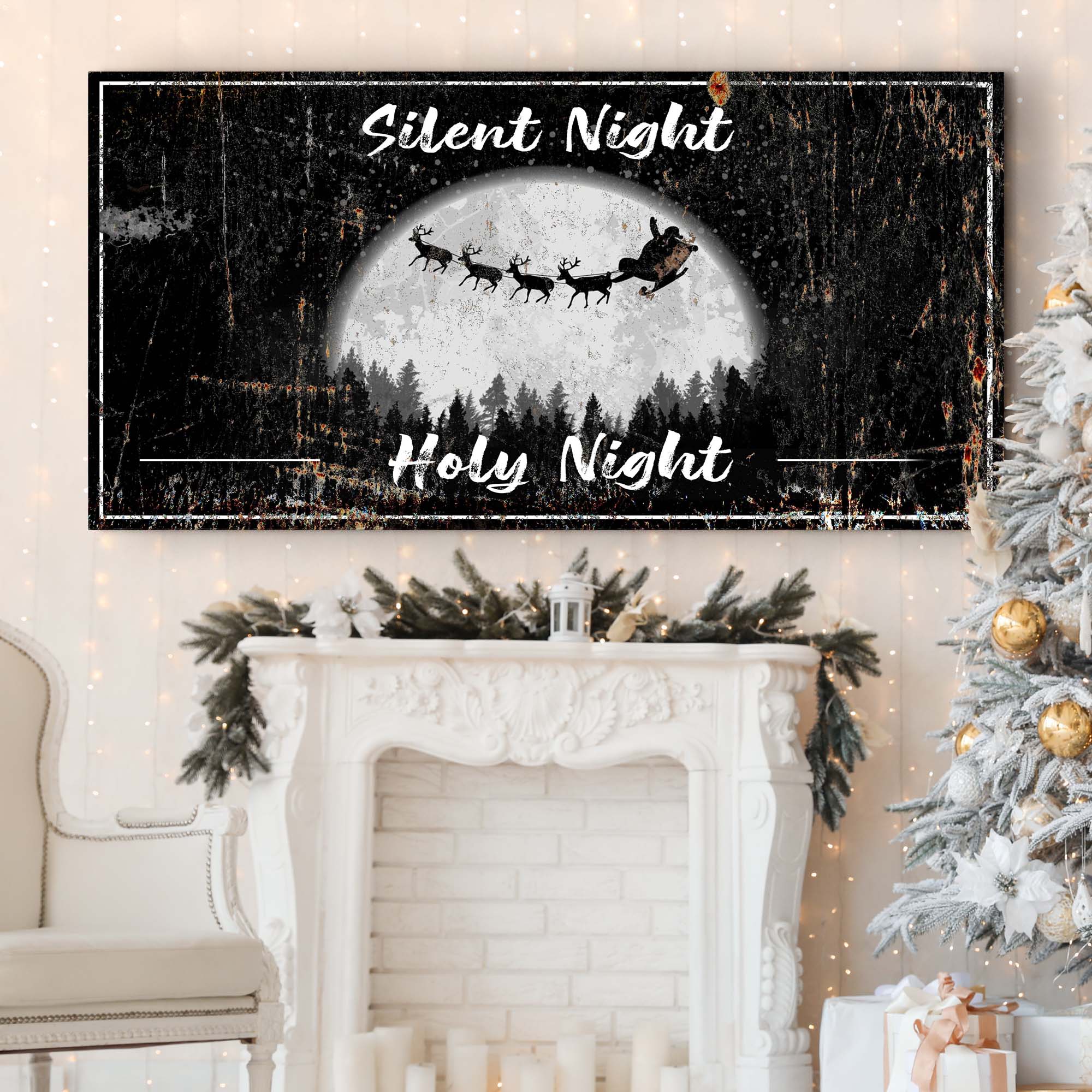 Silent Night Holy Night Sign on sale at MyriadMart