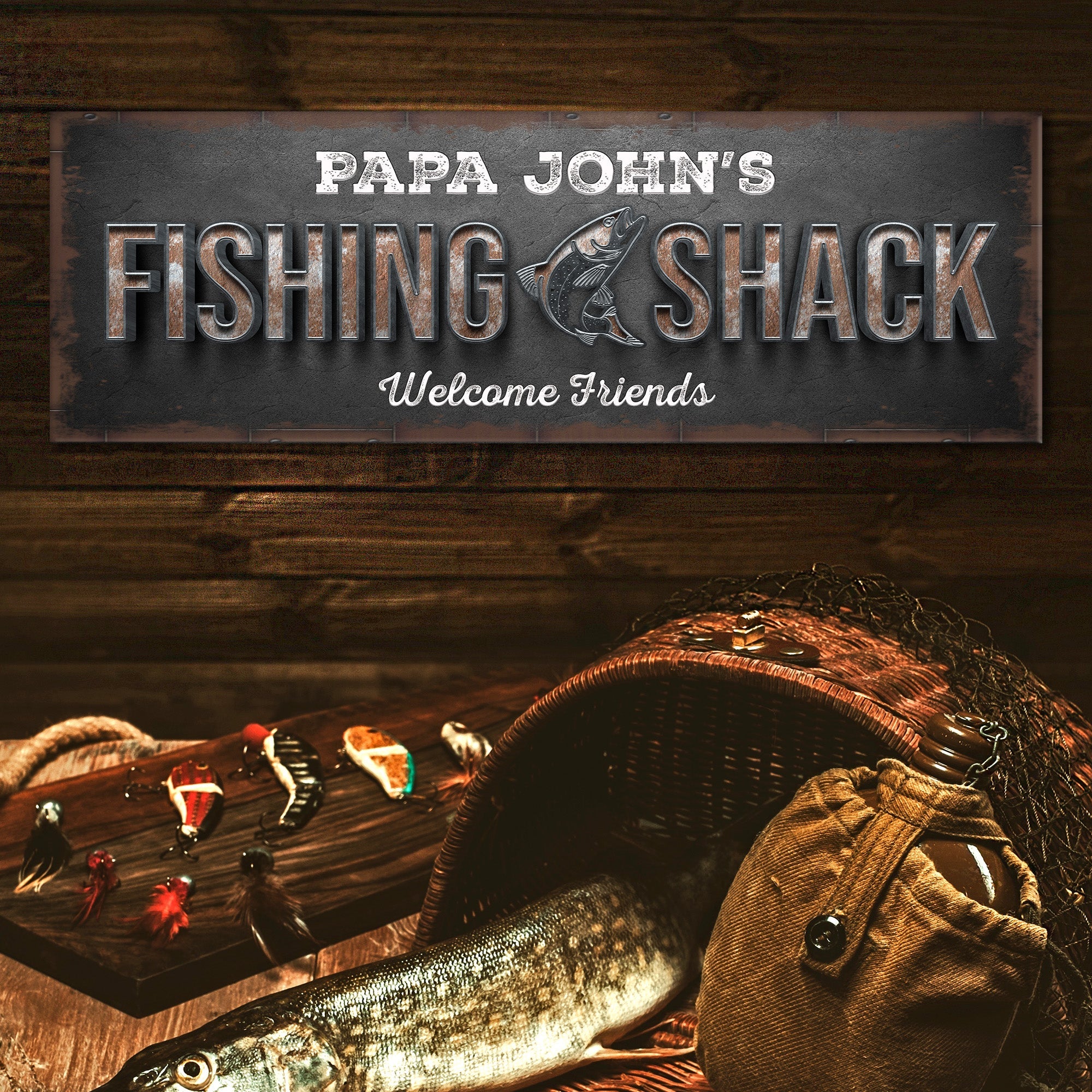 Fishing Shack Sign II on sale at MyriadMart