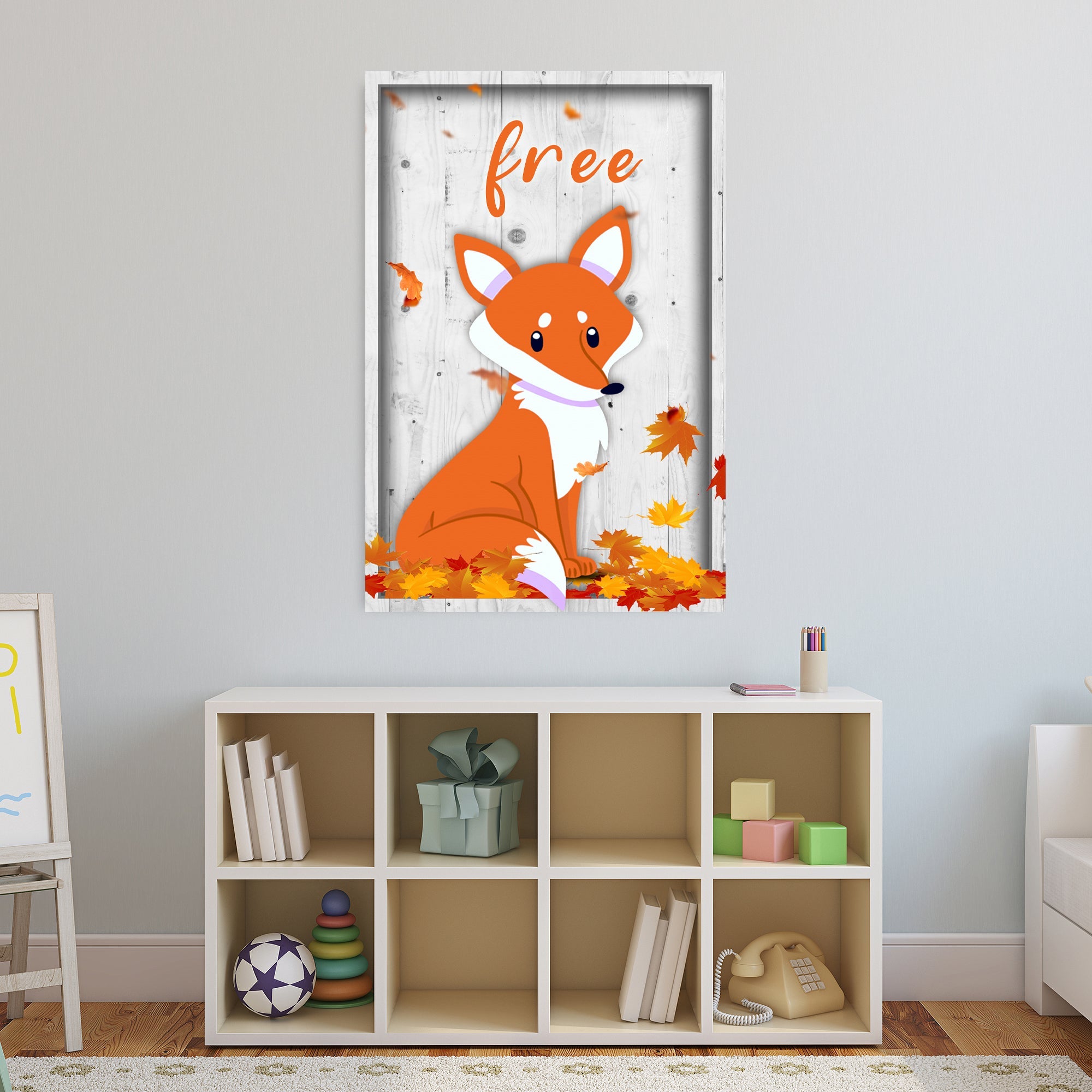 The Most Adorable Free Fox Sign on sale at MyriadMart