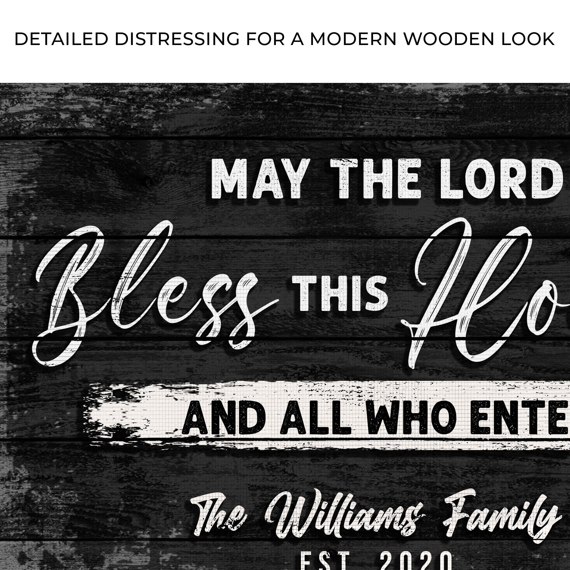 May The Lord Bless This House And All Who Enter Sign on sale at MyriadMart