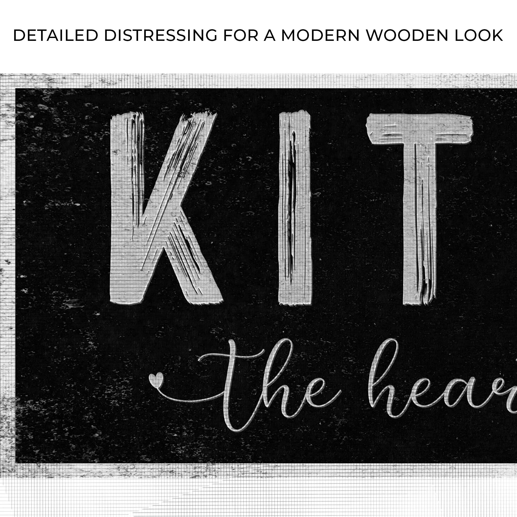 Kitchen Is The Heart Of The Home Sign III on sale at MyriadMart