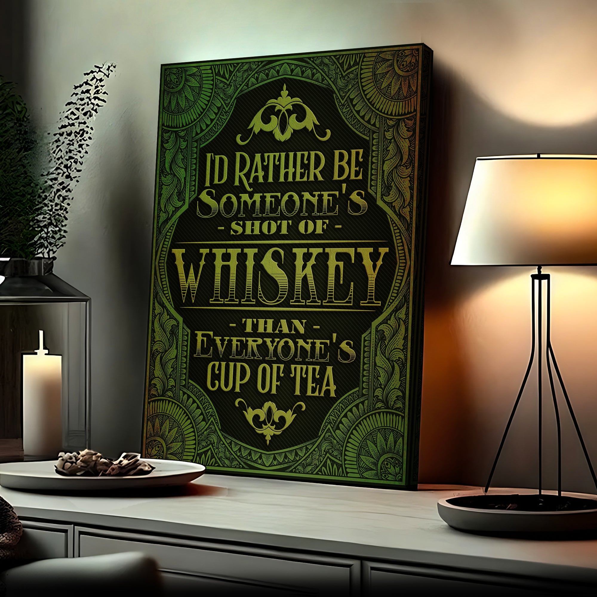 Whiskey Sign on sale at MyriadMart