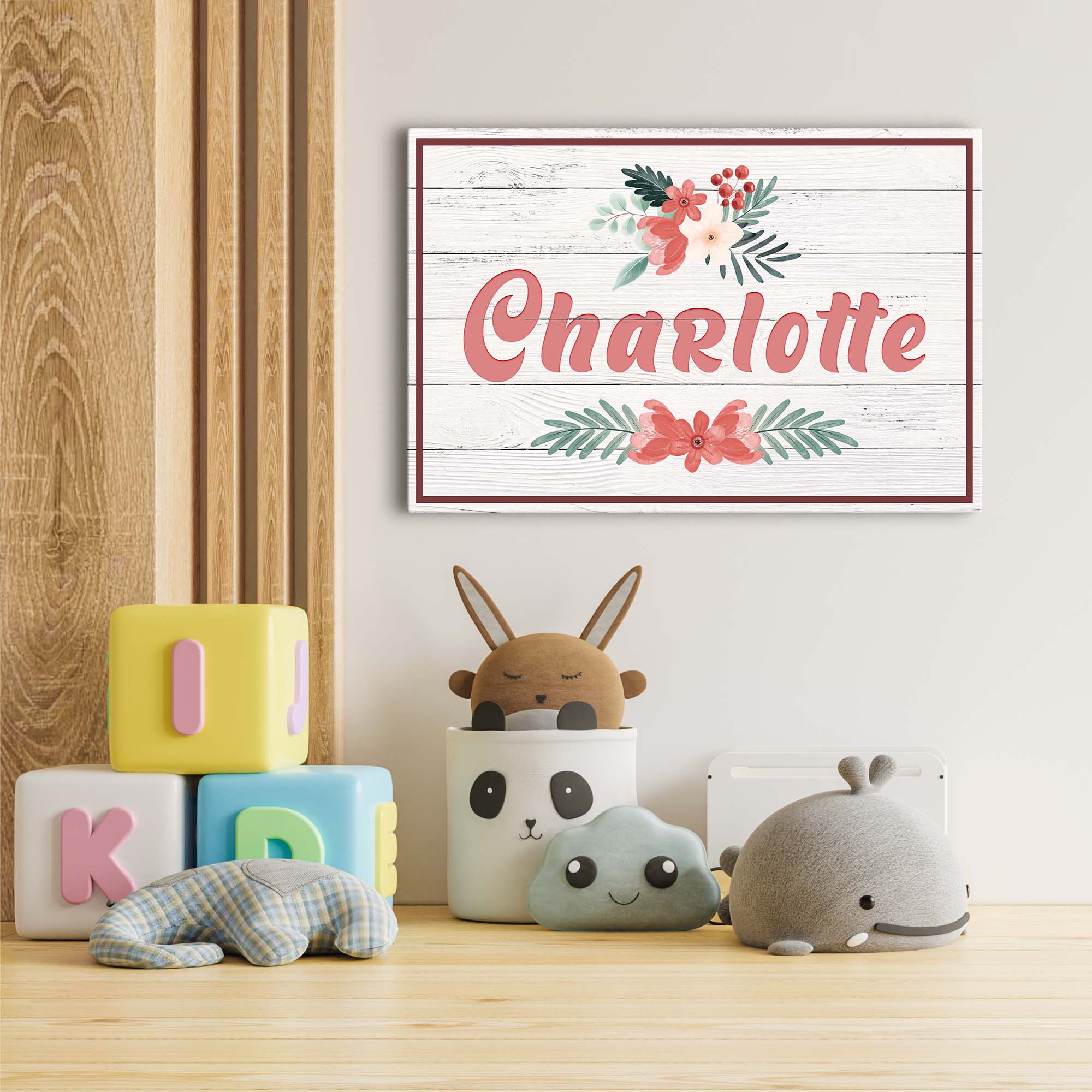 Flower Kids Room Sign on sale at MyriadMart
