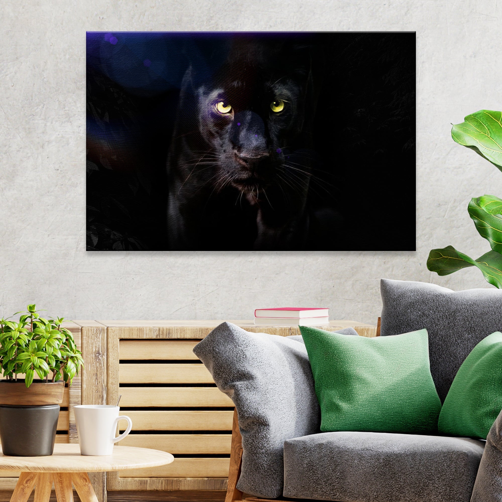 Rare Black Panther Canvas Wall Art on sale at MyriadMart