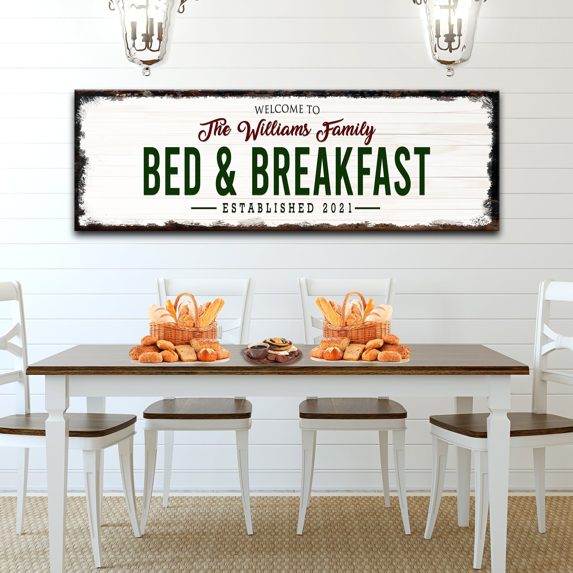 Welcome Bed And Breakfast Sign on sale at MyriadMart