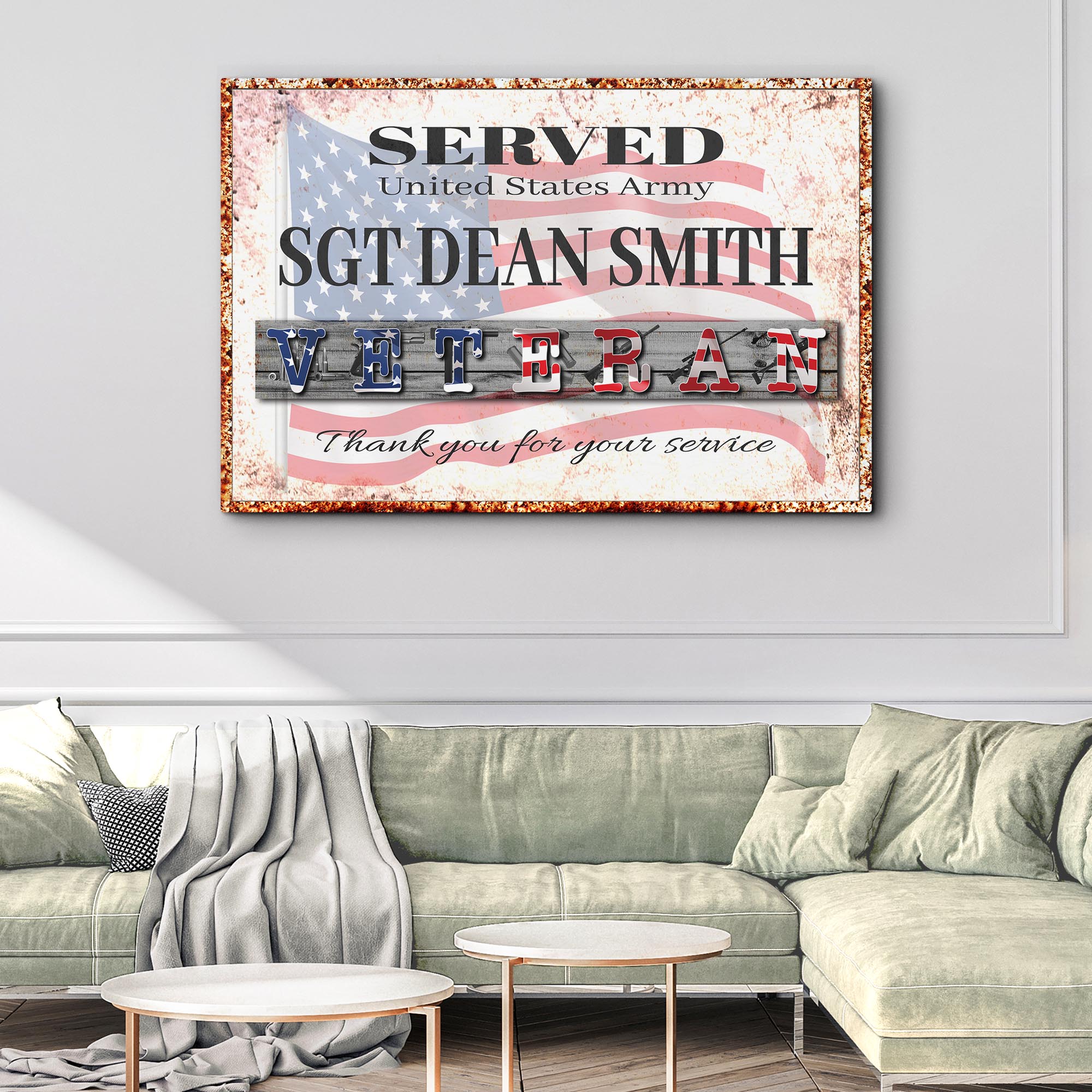 Thank You For Your Service Veterans Sign on sale at MyriadMart