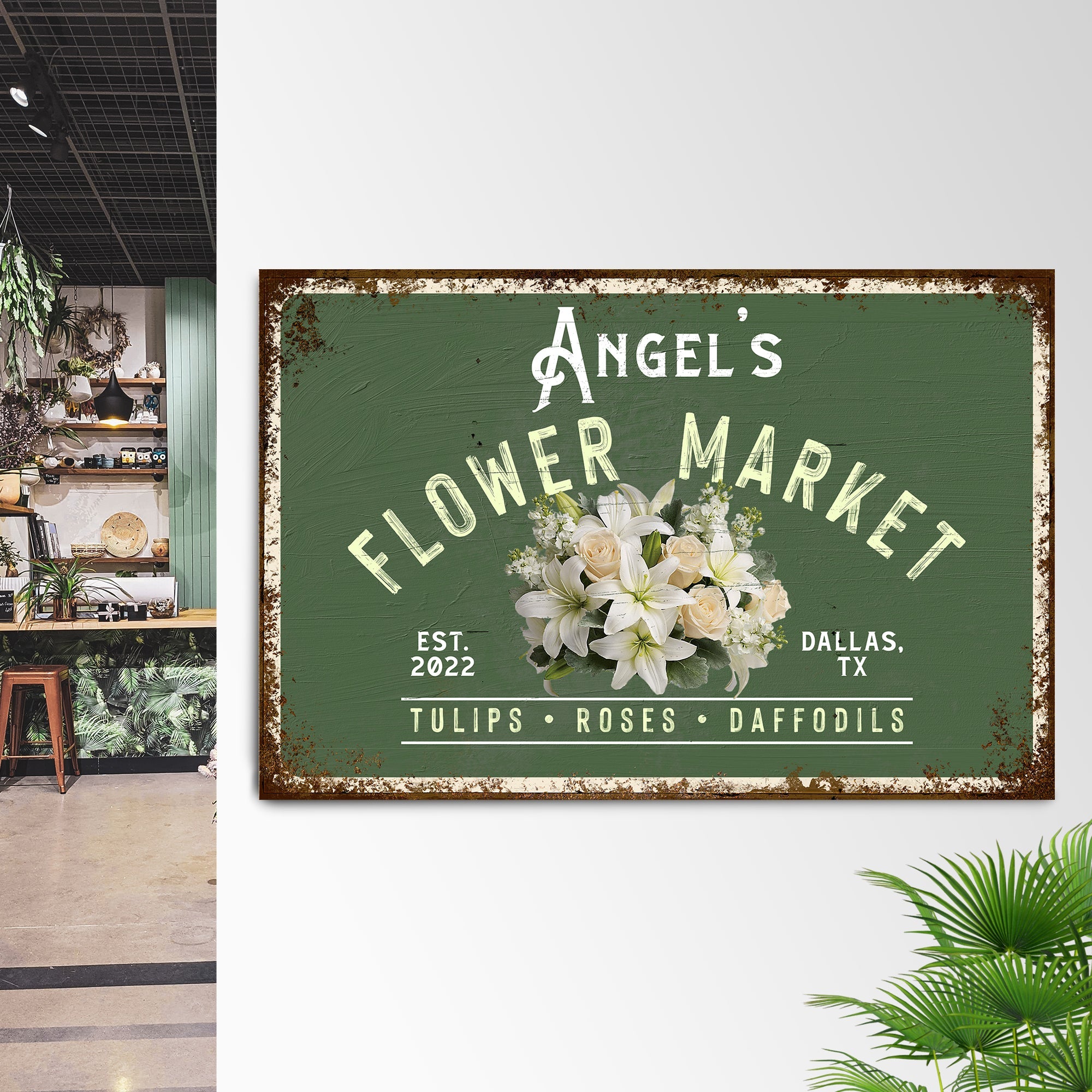 Flower Shop Sign II on sale at MyriadMart