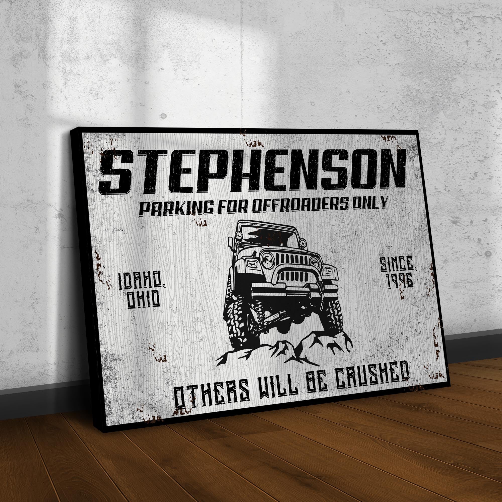 Parking For Offroaders Only Jeep Sign on sale at MyriadMart