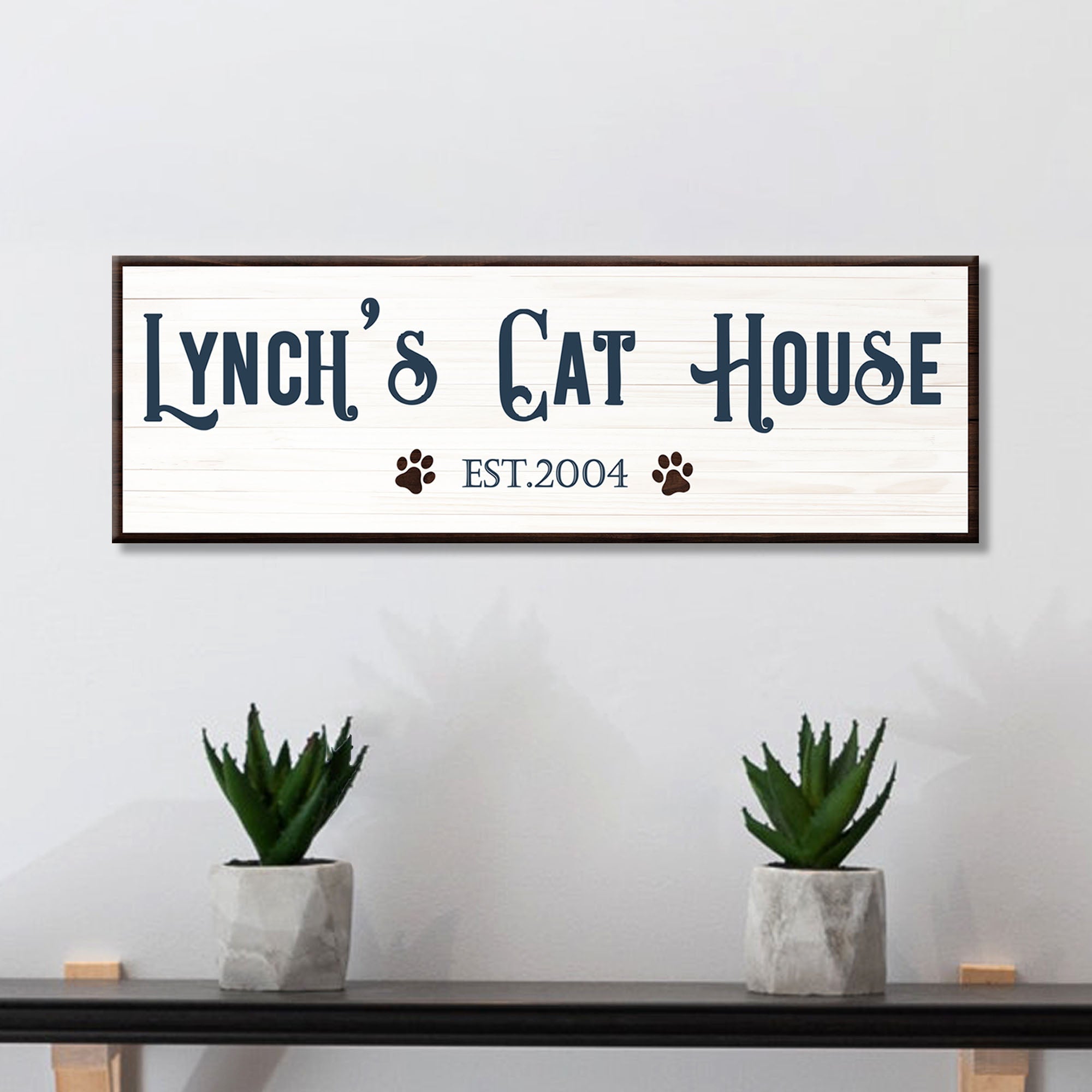 Cat House Sign on sale at MyriadMart
