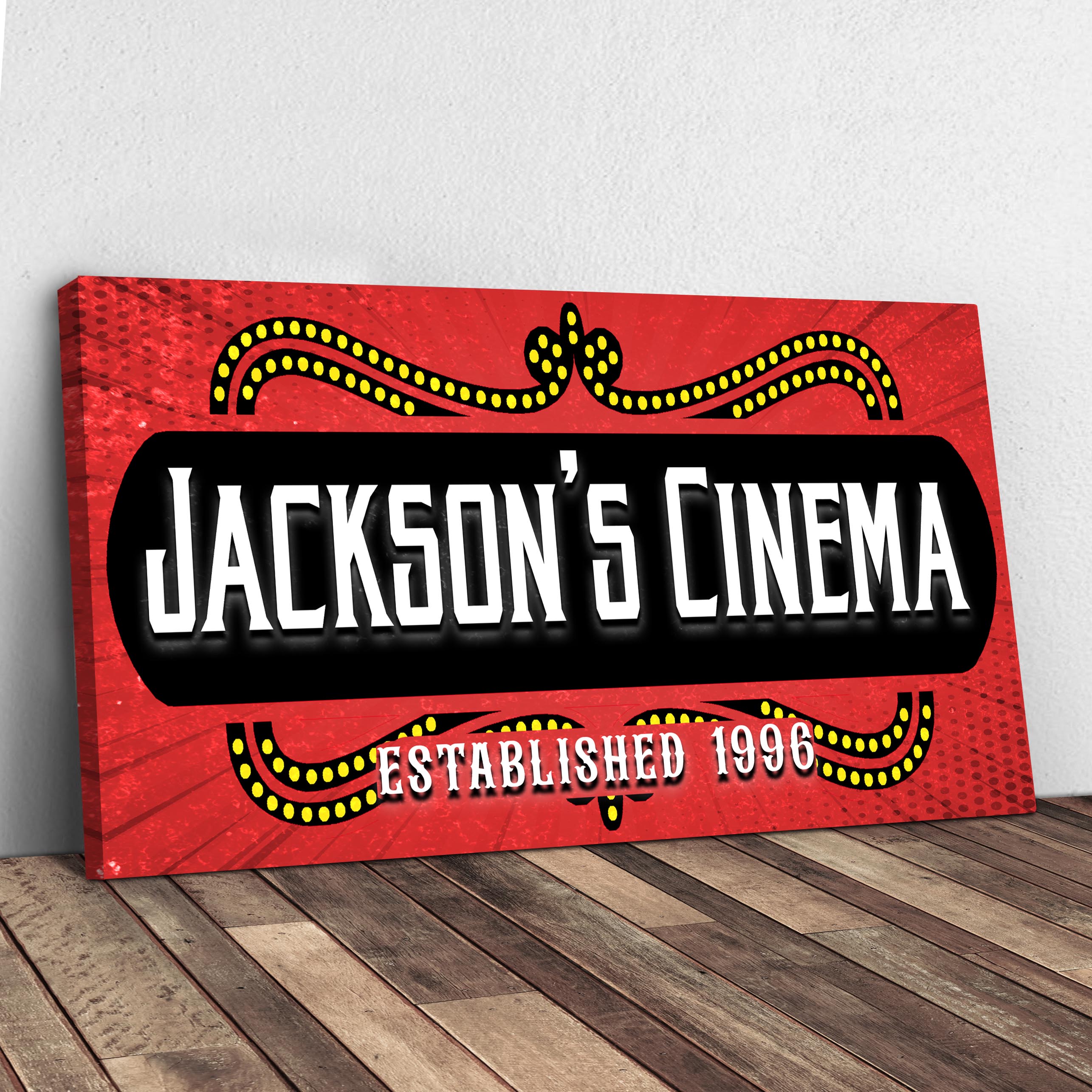 Family Cinema Sign III on sale at MyriadMart