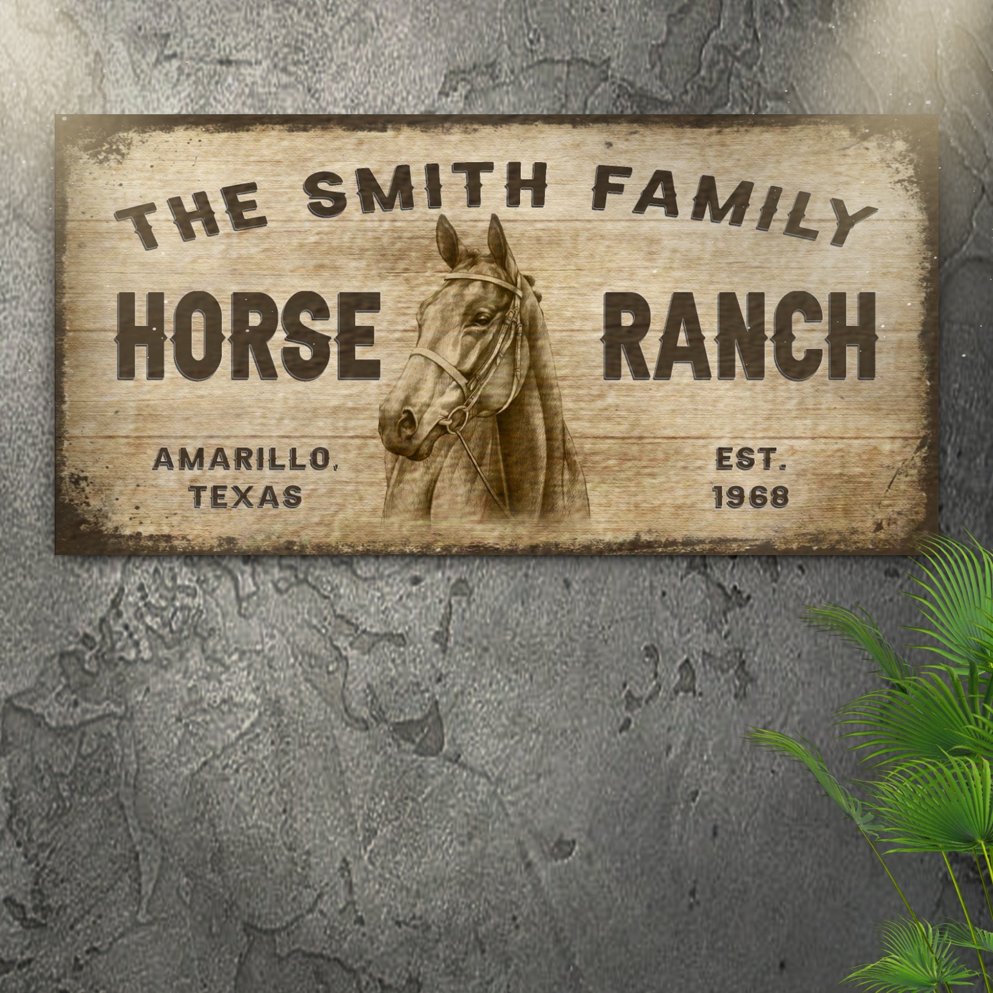 Family Horse Ranch Sign III on sale at MyriadMart