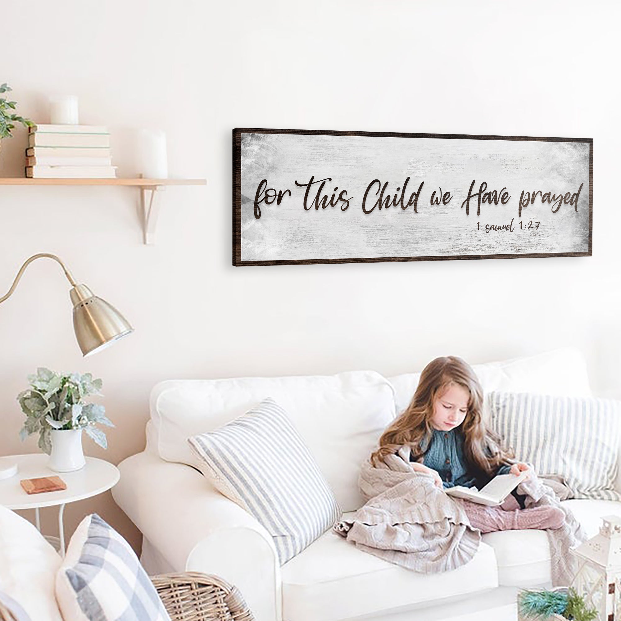 1 Samuel 1:27 - For This Child We Have Prayed Sign III on sale at MyriadMart