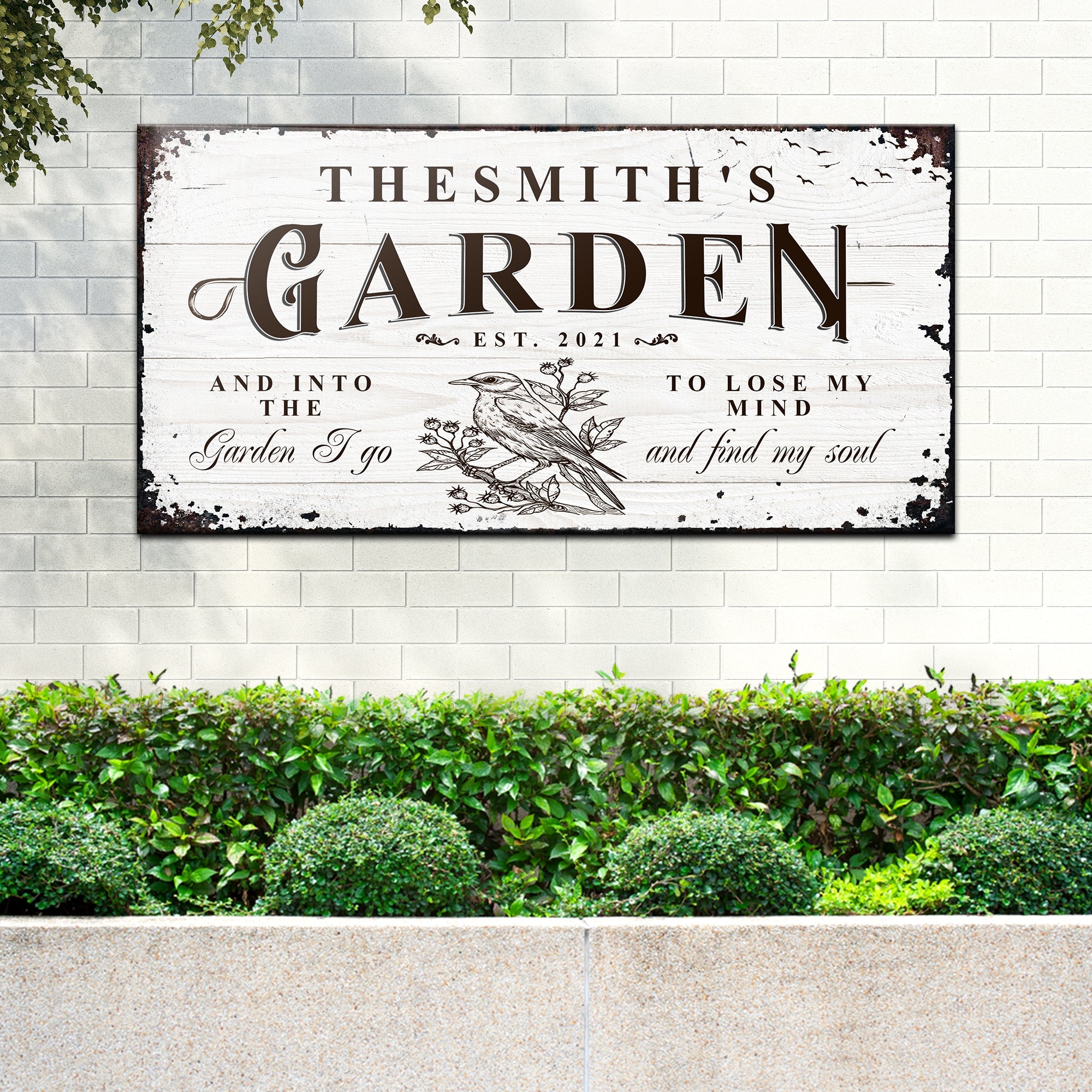 Family Garden Sign on sale at MyriadMart