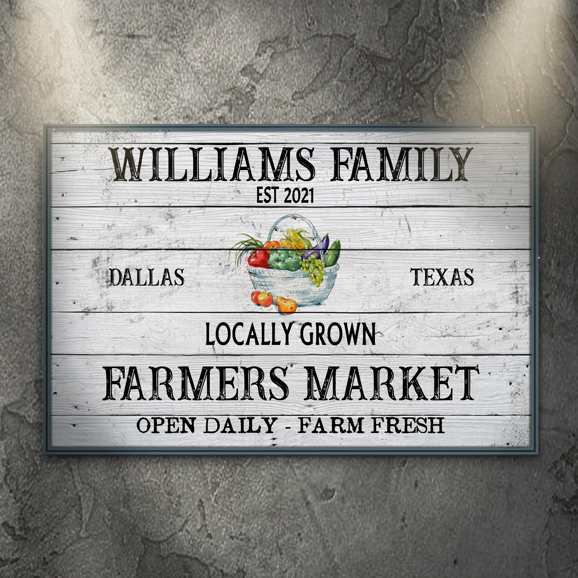 Farmers Market Sign II on sale at MyriadMart