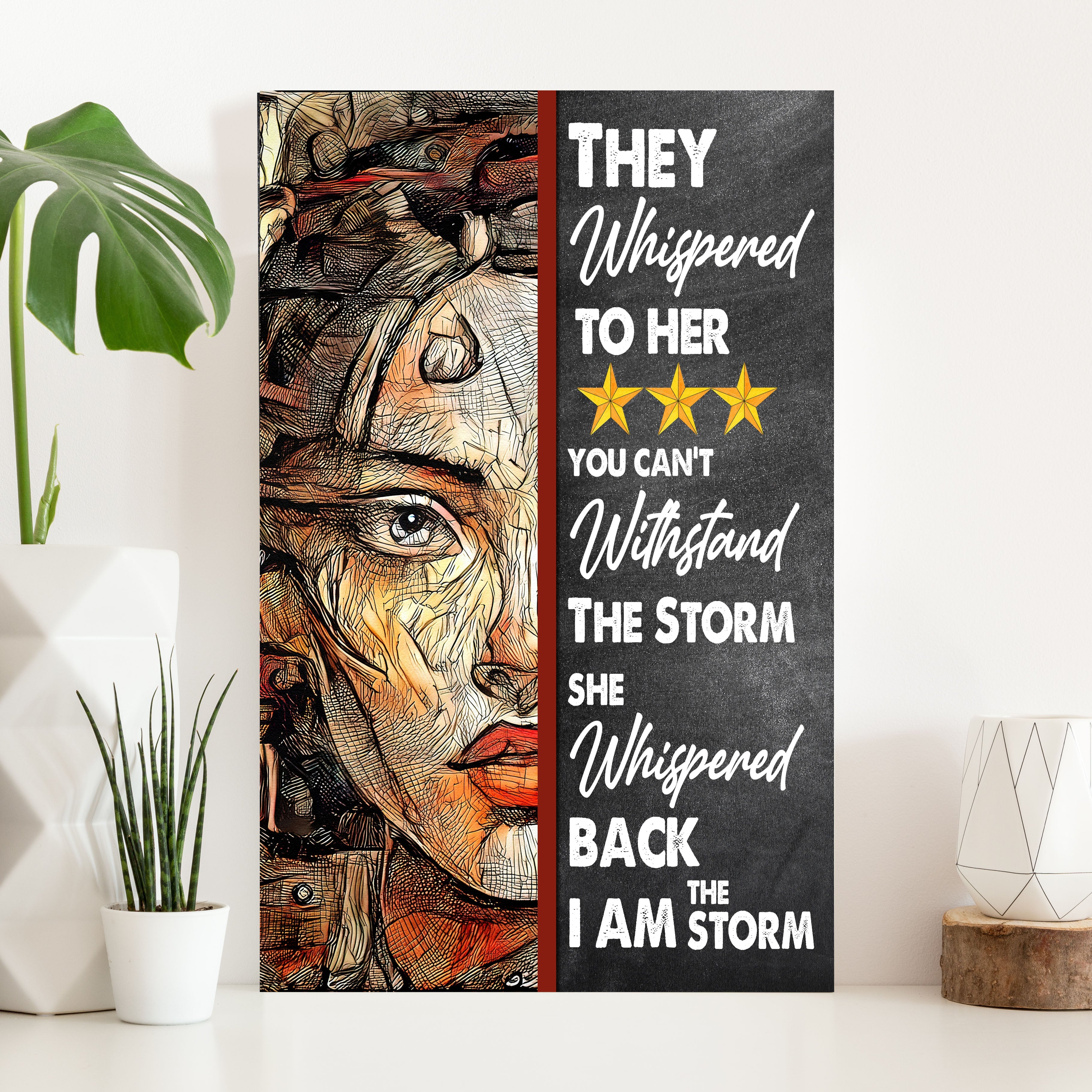 I Am The Storm Sign IV on sale at MyriadMart