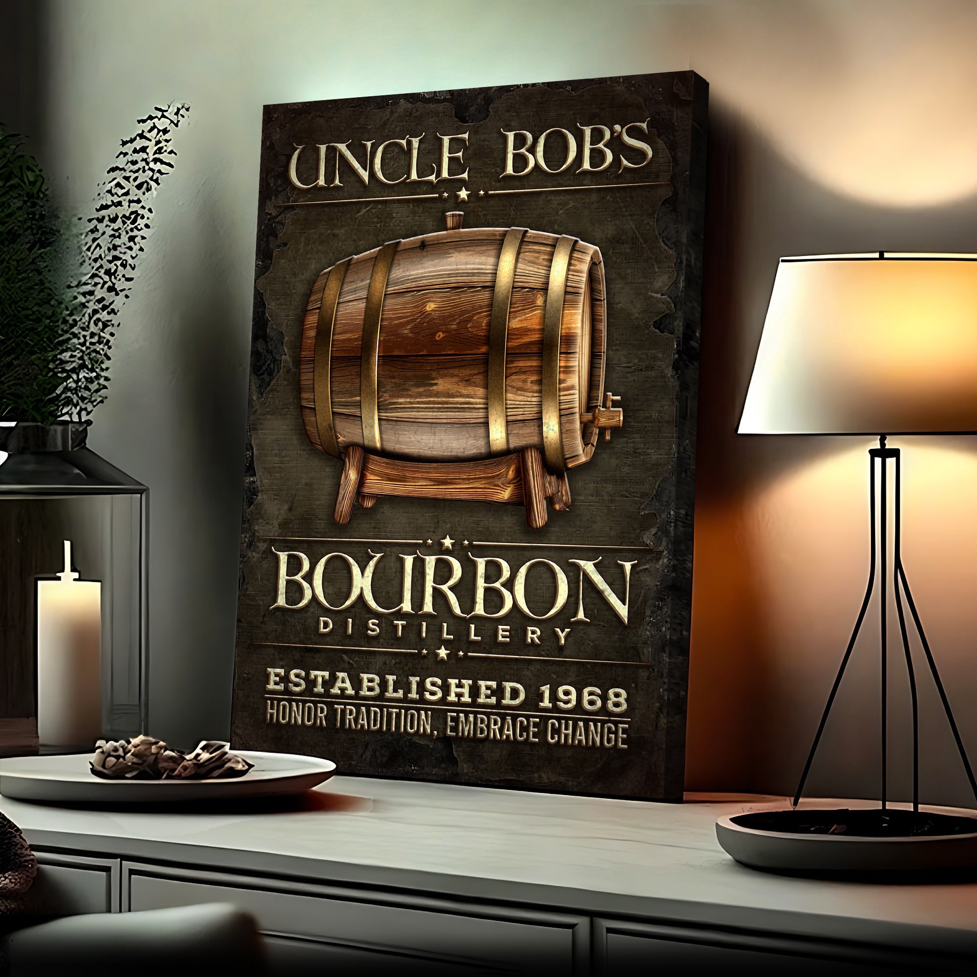 Bourbon Distillery Sign on sale at MyriadMart