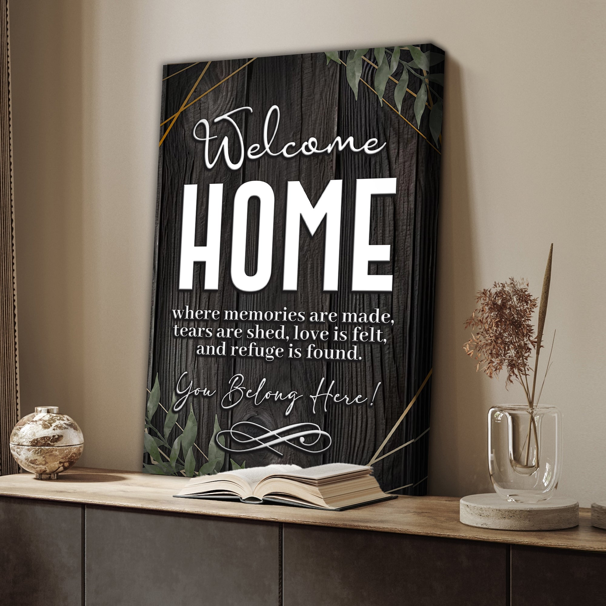 You Belong Here Welcome Home Entryway Sign on sale at MyriadMart