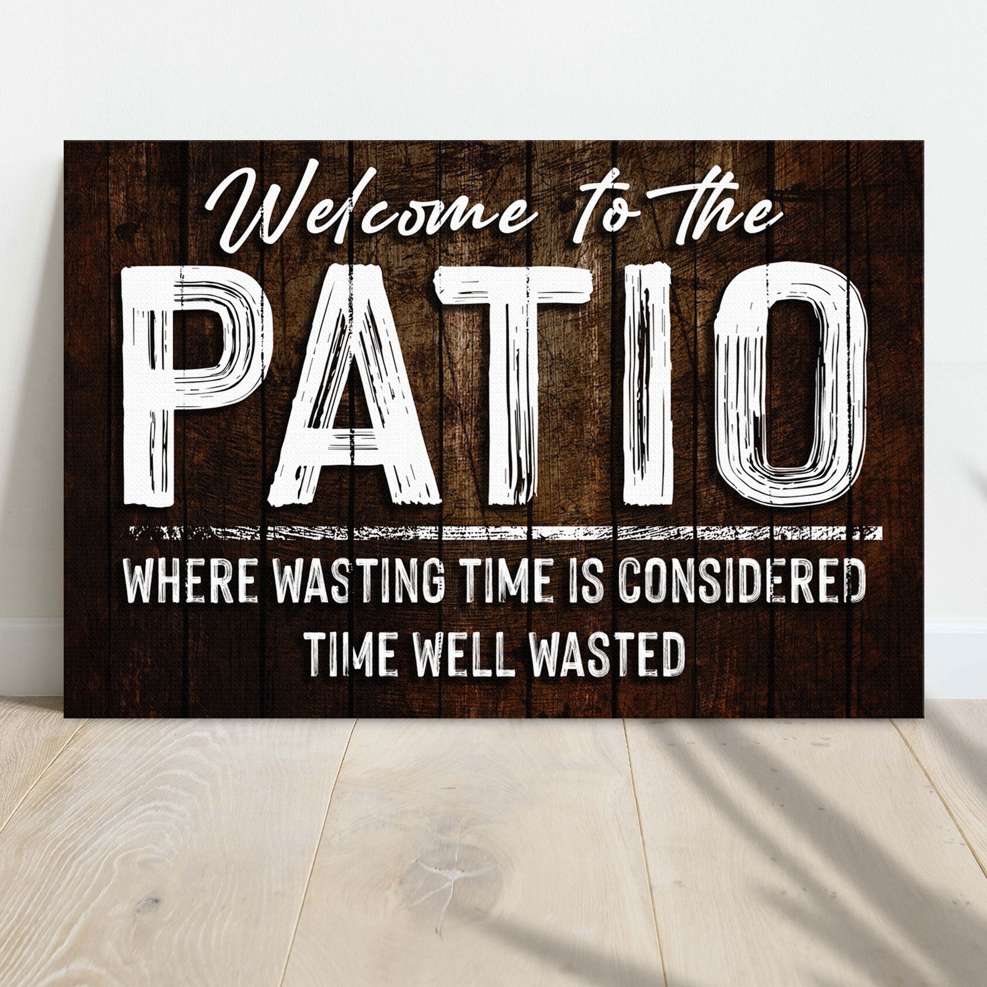 Welcome To The Patio Sign on sale at MyriadMart