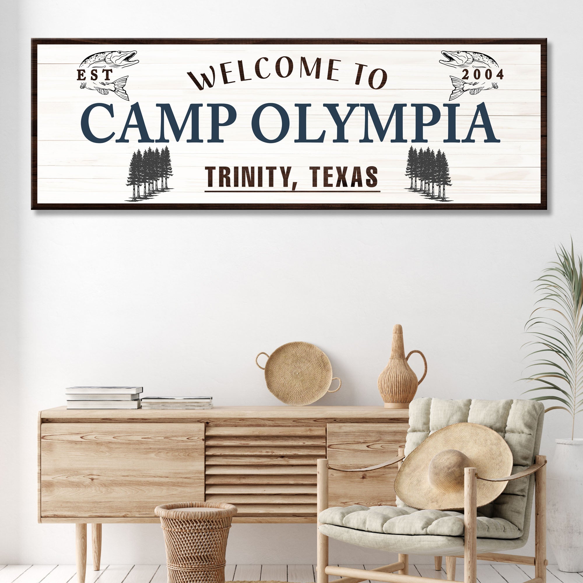 Welcome To Camp Sign on sale at MyriadMart