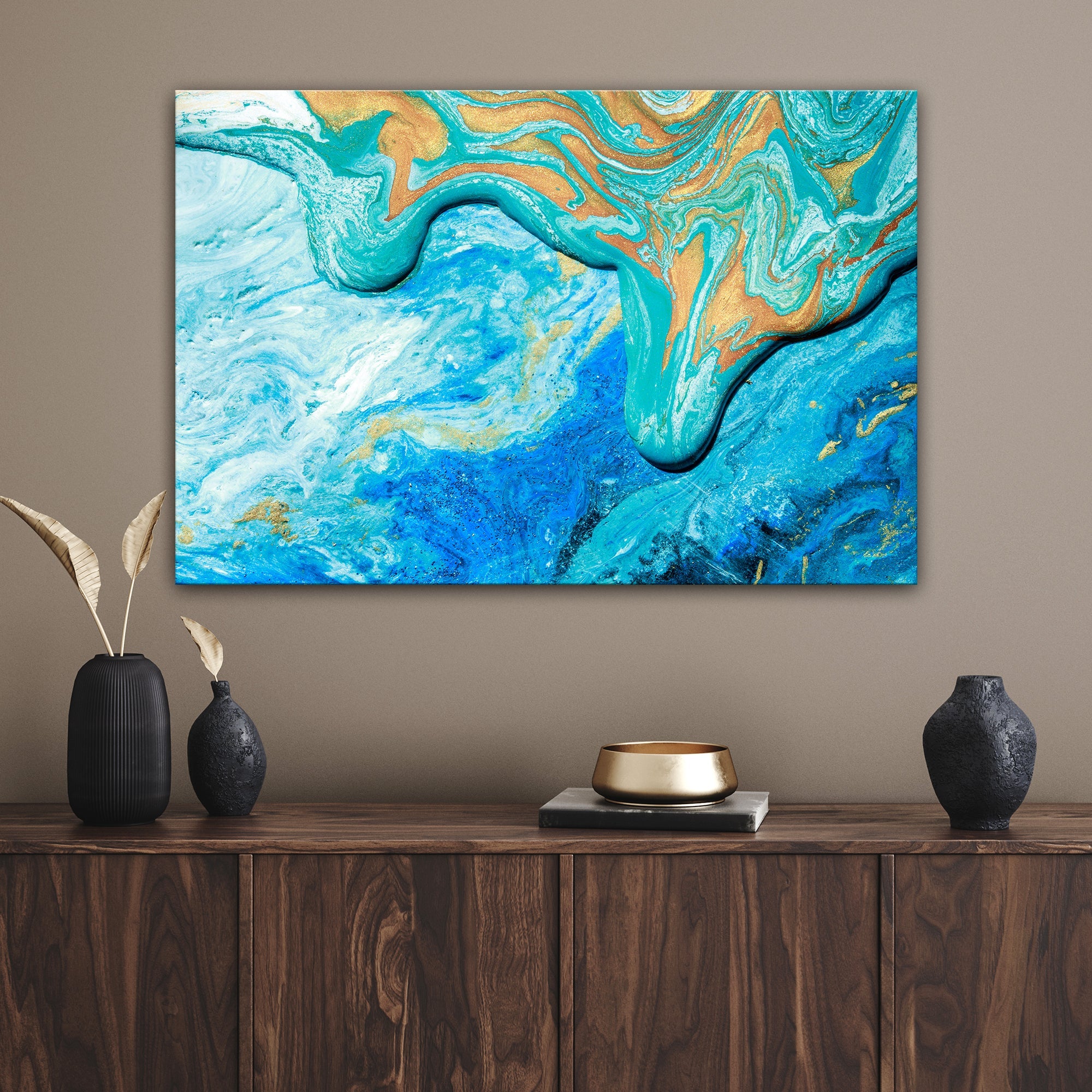 Abstract Sea Canvas Wall Art on sale at MyriadMart