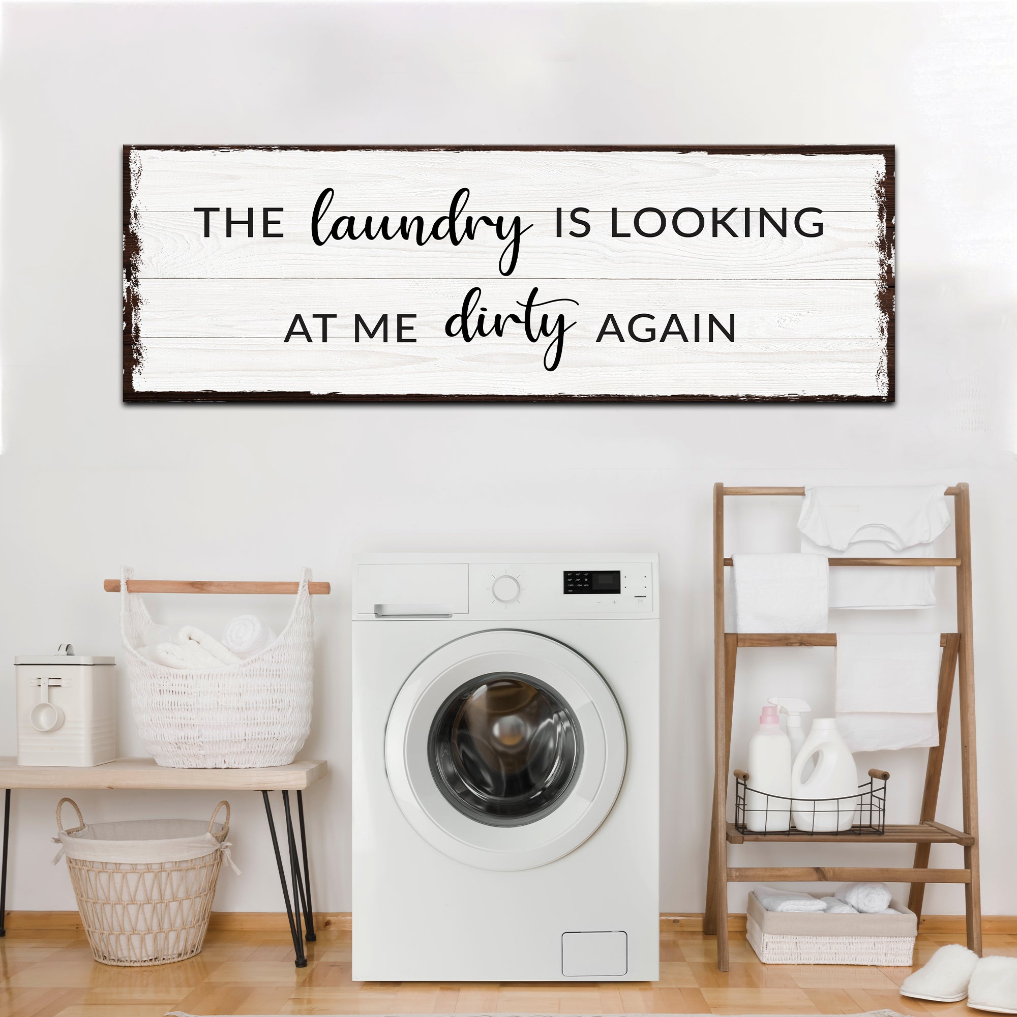Dirty Laundry Sign III on sale at MyriadMart