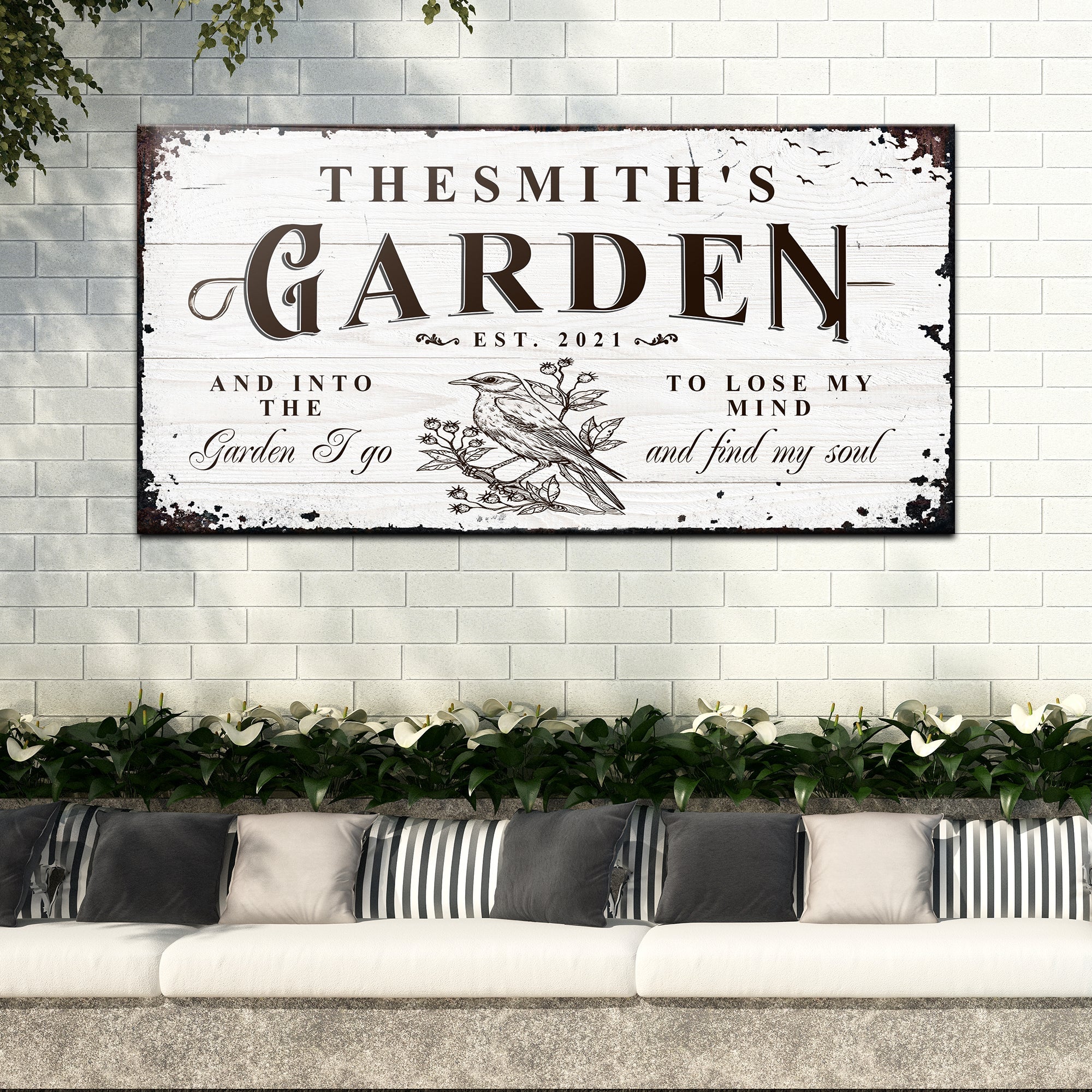 Family Garden Sign on sale at MyriadMart