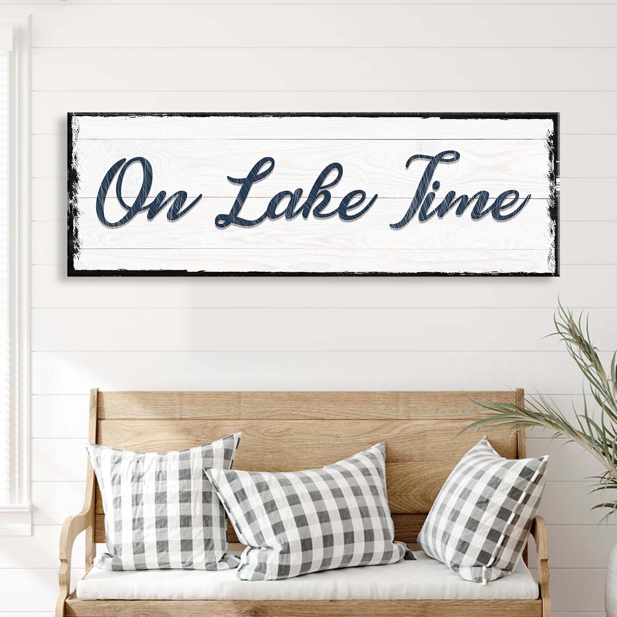 On Lake Time Sign on sale at MyriadMart