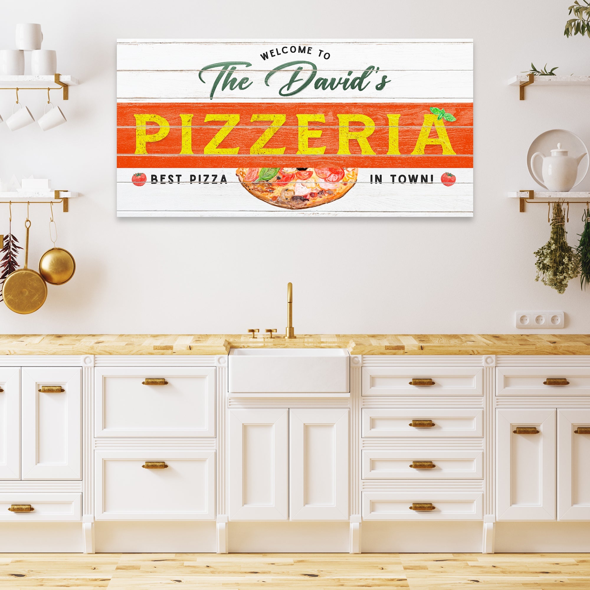 Best Pizza In Town Pizzeria Sign on sale at MyriadMart