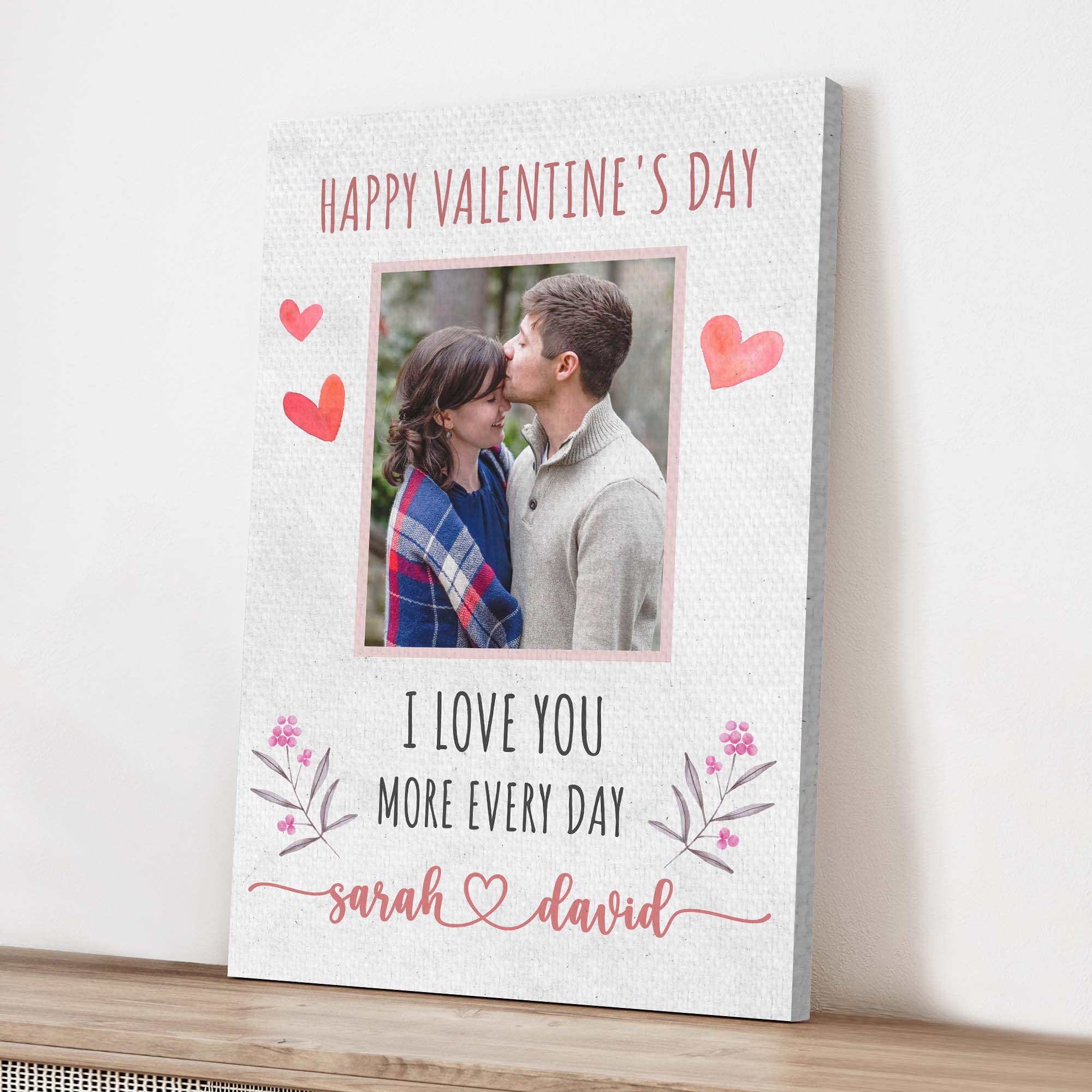 I Love You More Every Day Romantic Sign on sale at MyriadMart