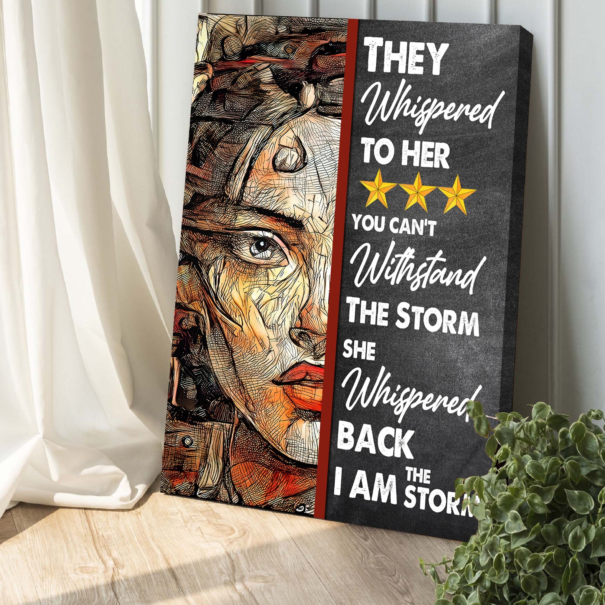 I Am The Storm Sign IV on sale at MyriadMart