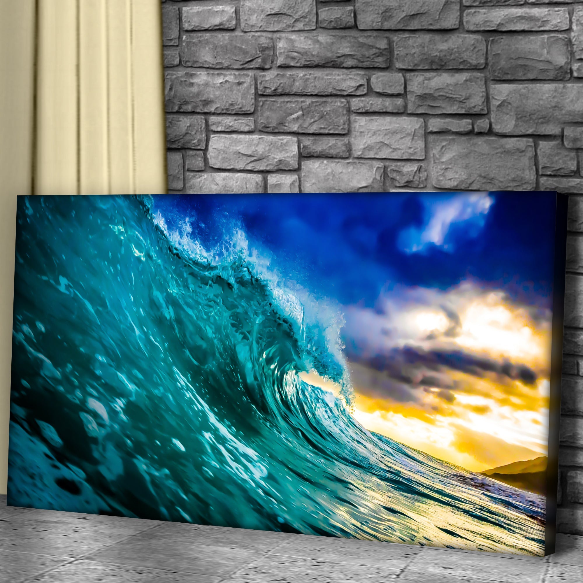 Fast Waves Canvas Wall Art on sale at MyriadMart