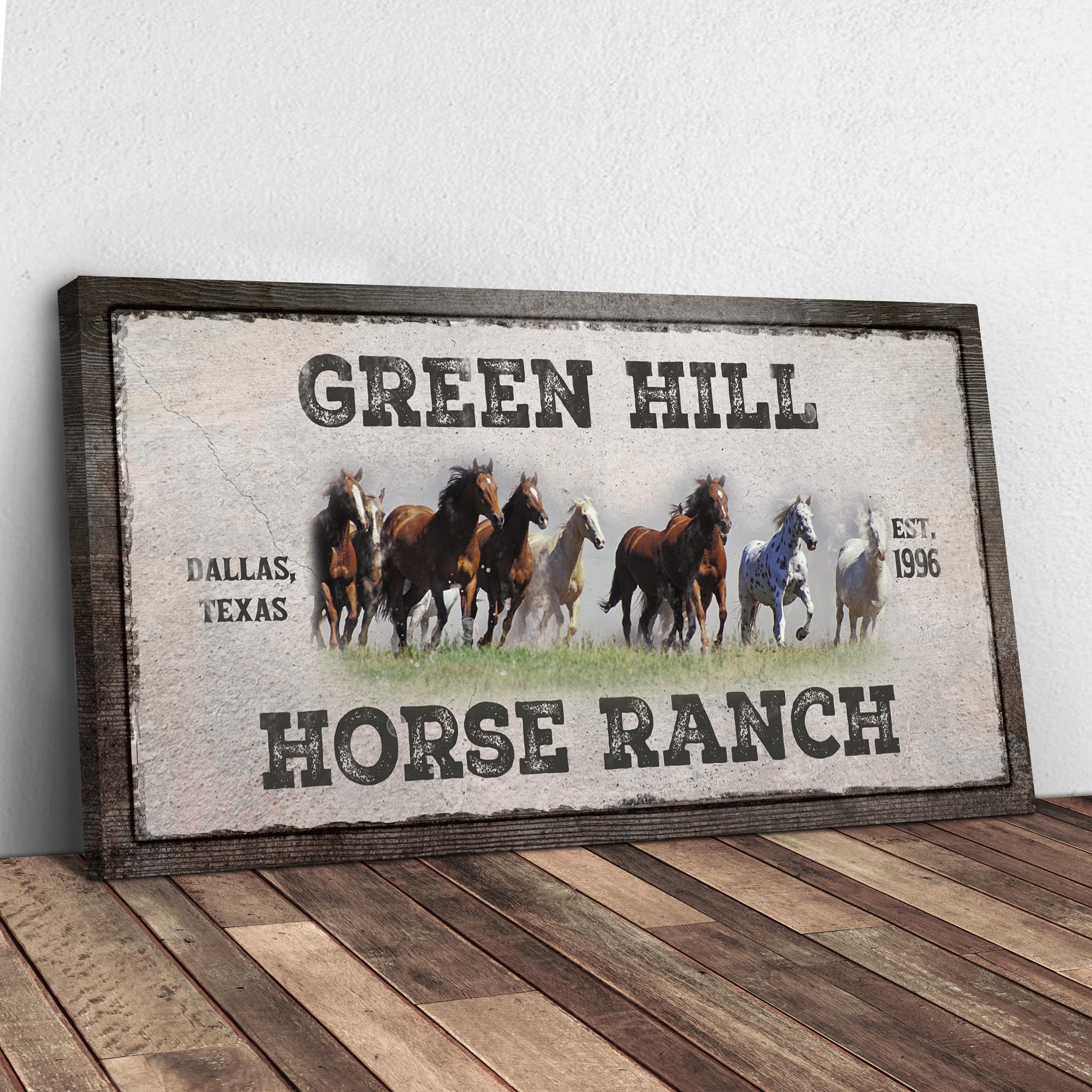 Family Horse Ranch Sign V on sale at MyriadMart