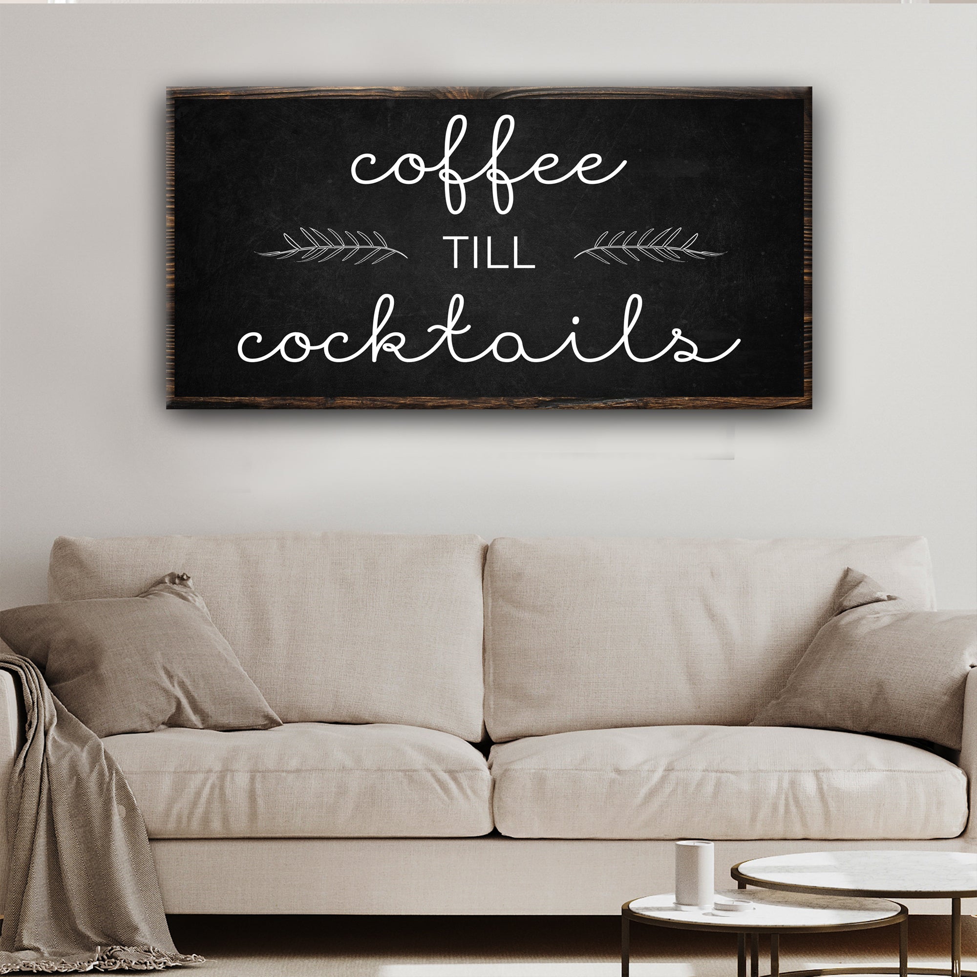 Coffee Till Cocktails Sign on sale at MyriadMart