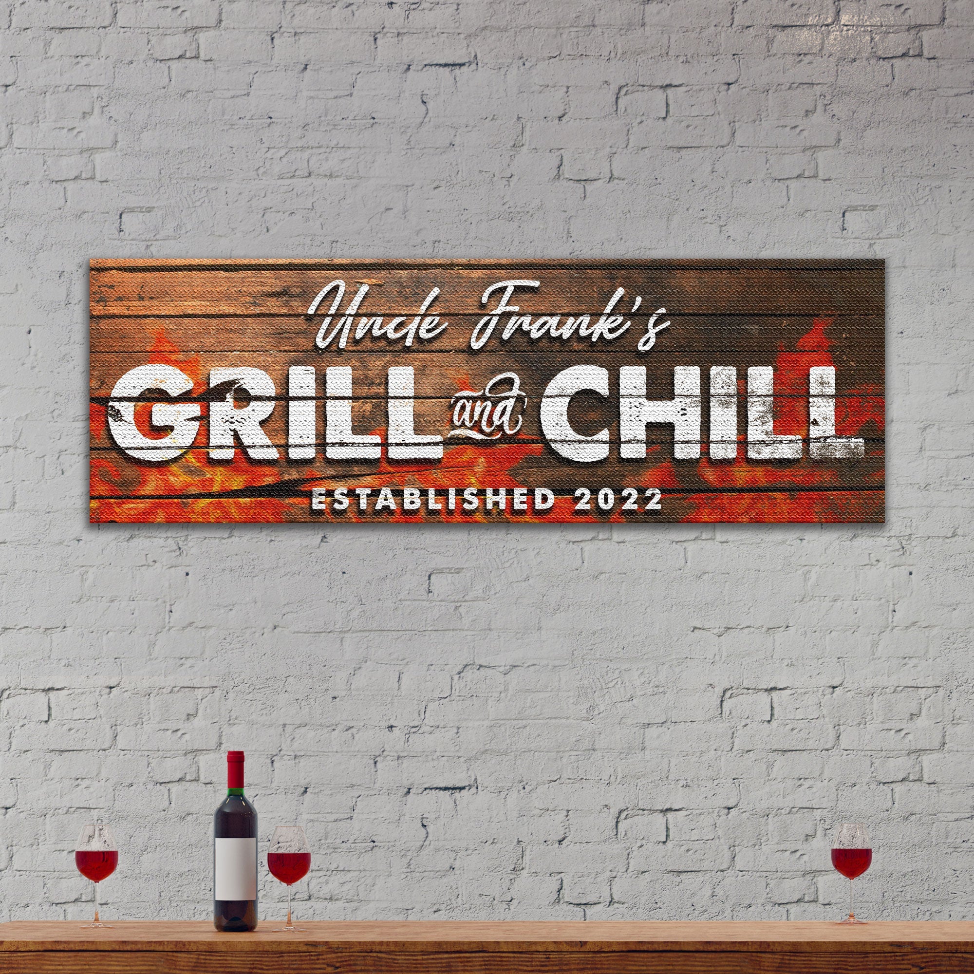 Grill And Chill Sign II on sale at MyriadMart