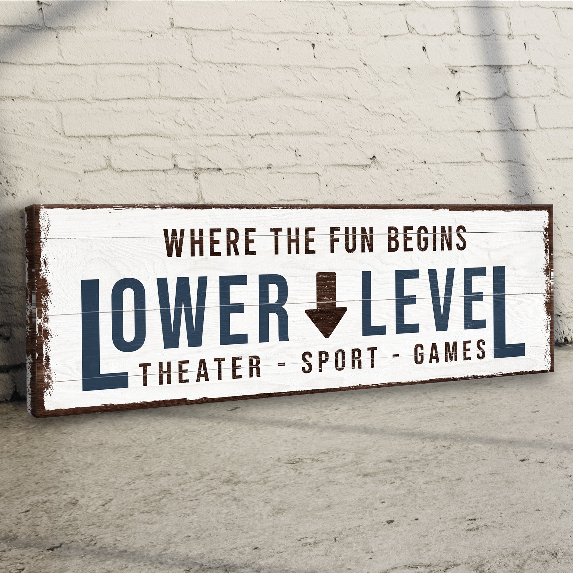 Lower Level Sign III on sale at MyriadMart