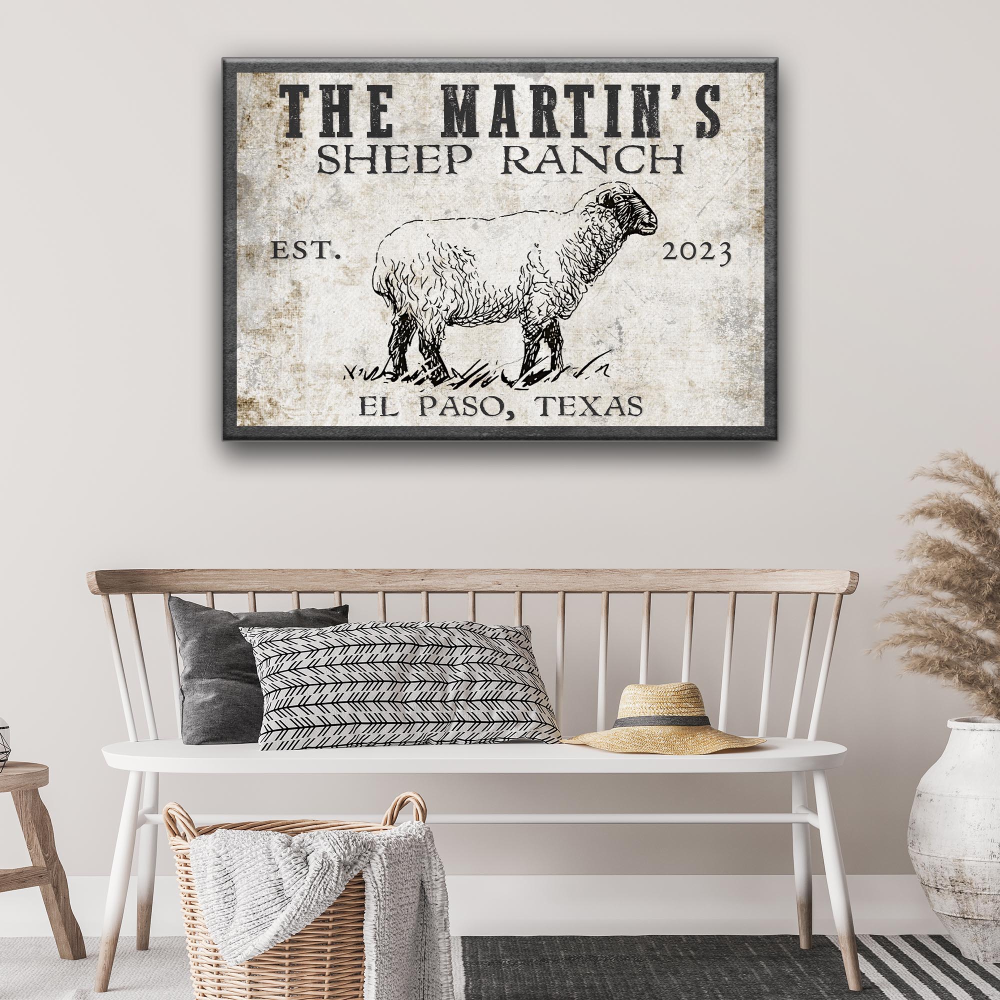 Sheep Ranch Sign II on sale at MyriadMart
