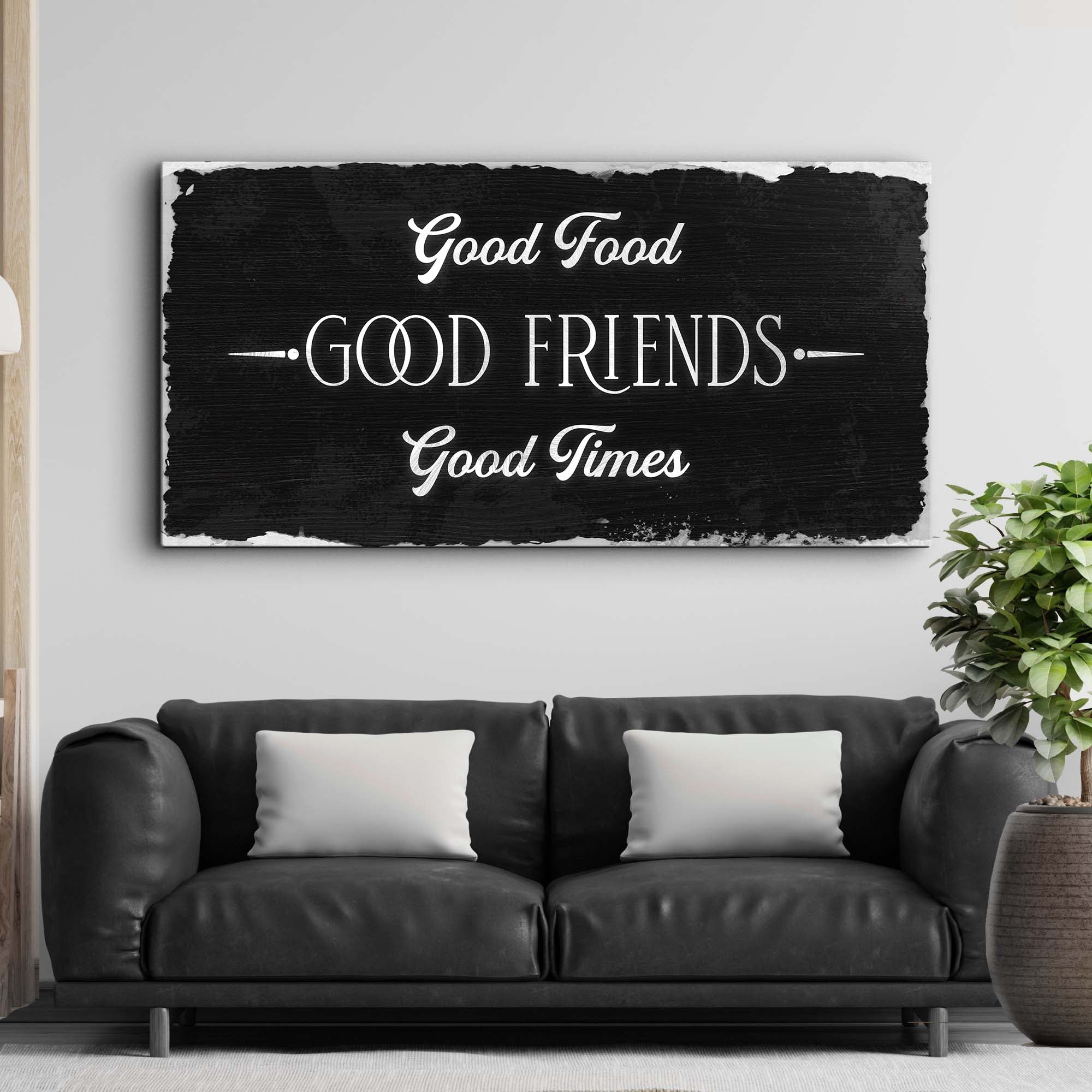 Good Food Good Friends Good Times Sign III on sale at MyriadMart