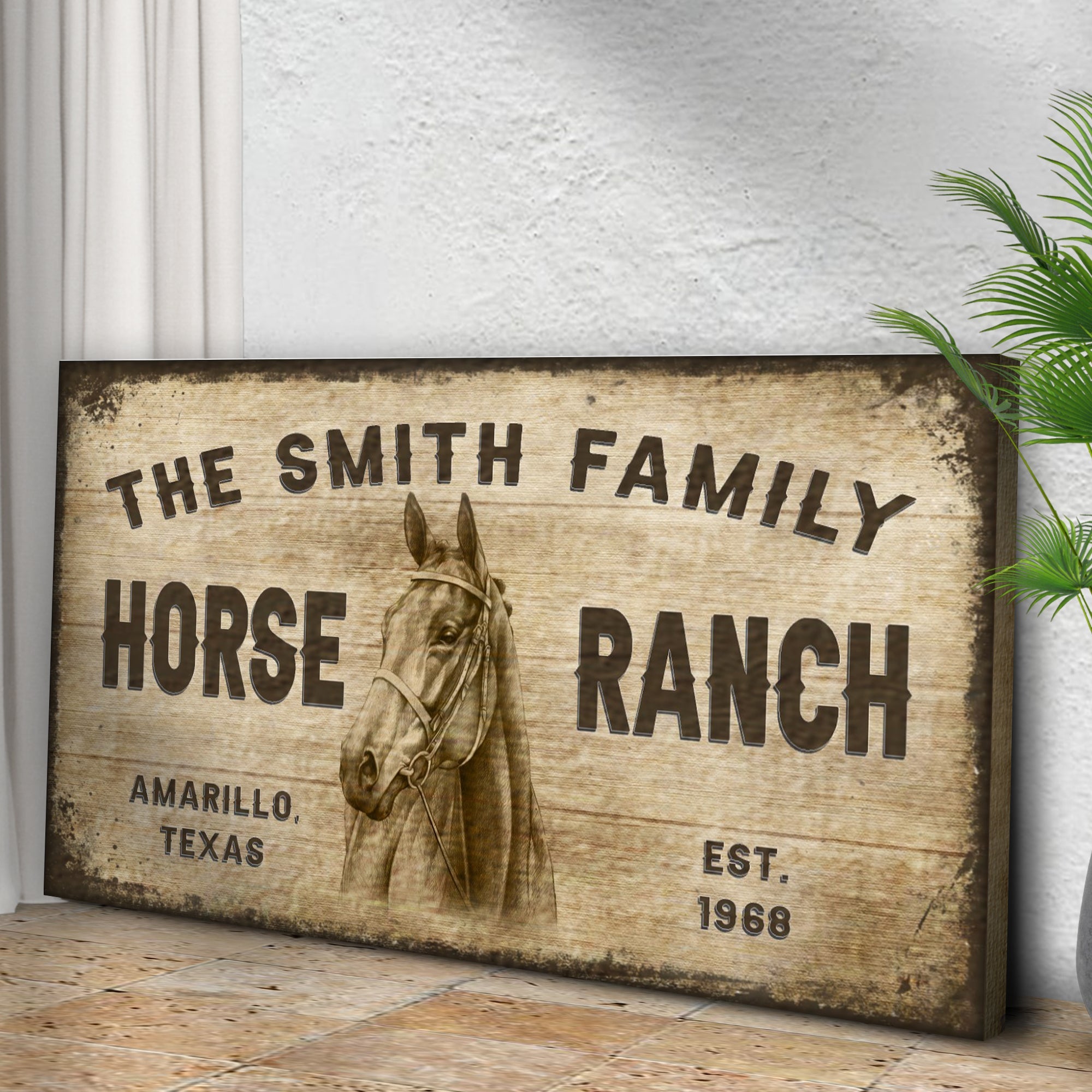 Family Horse Ranch Sign III on sale at MyriadMart