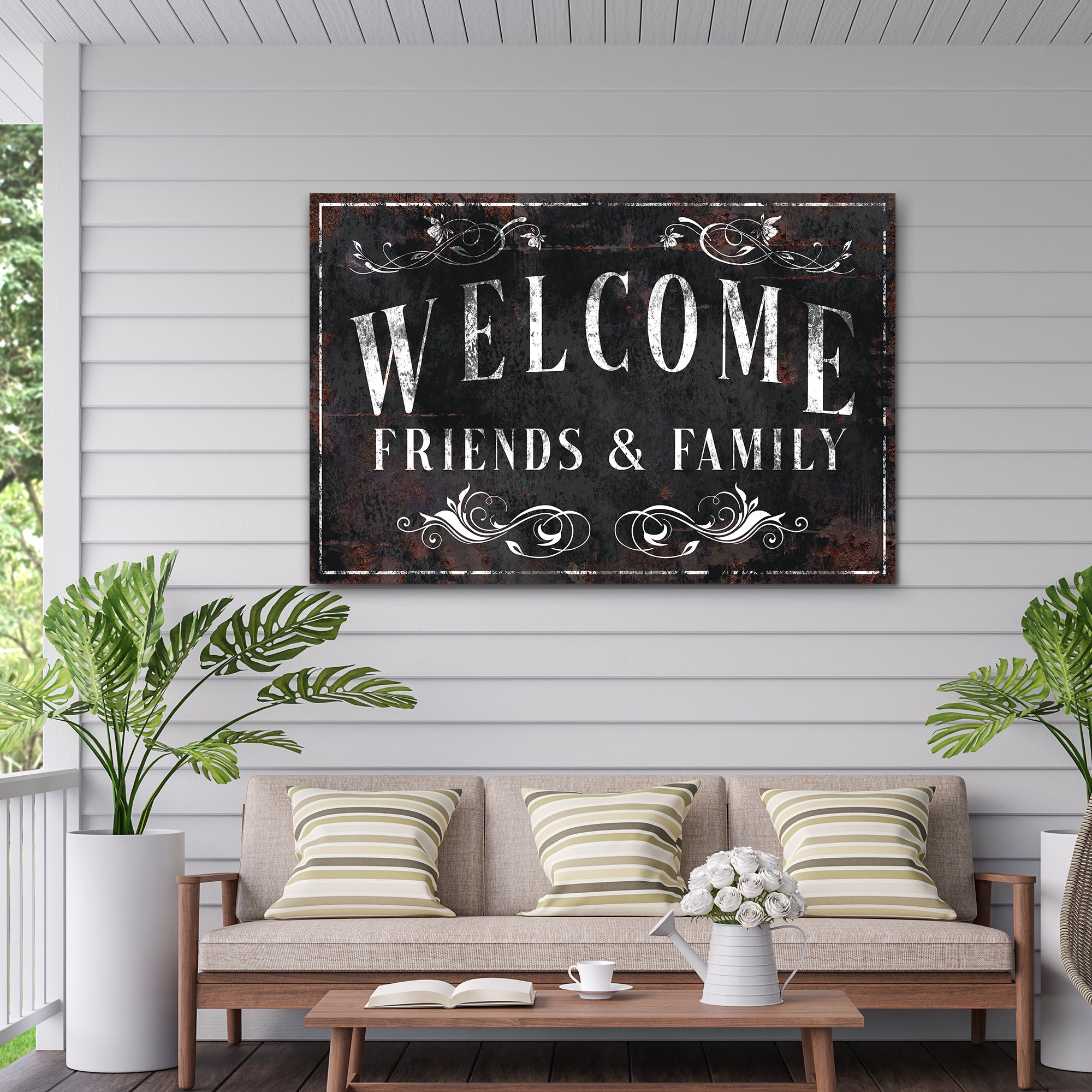 Welcome Friends & Family Sign III on sale at MyriadMart