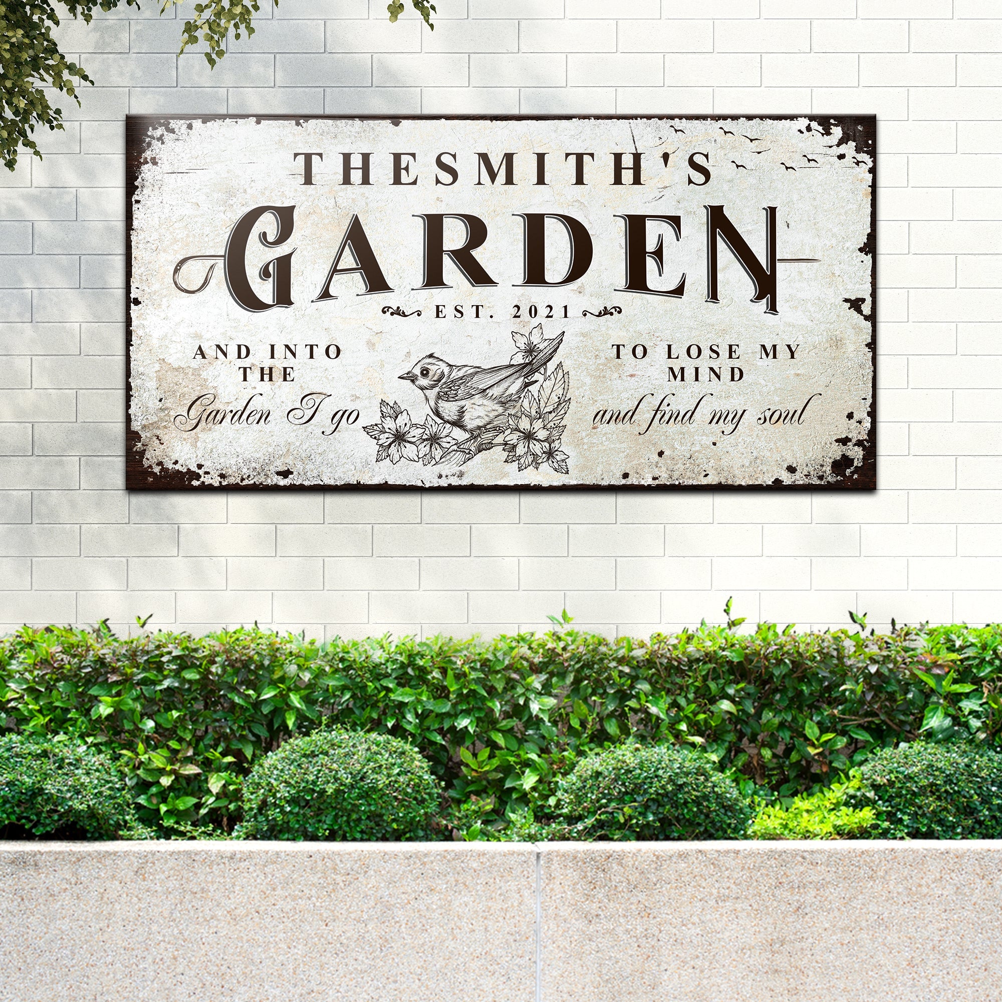 Family Garden Sign on sale at MyriadMart
