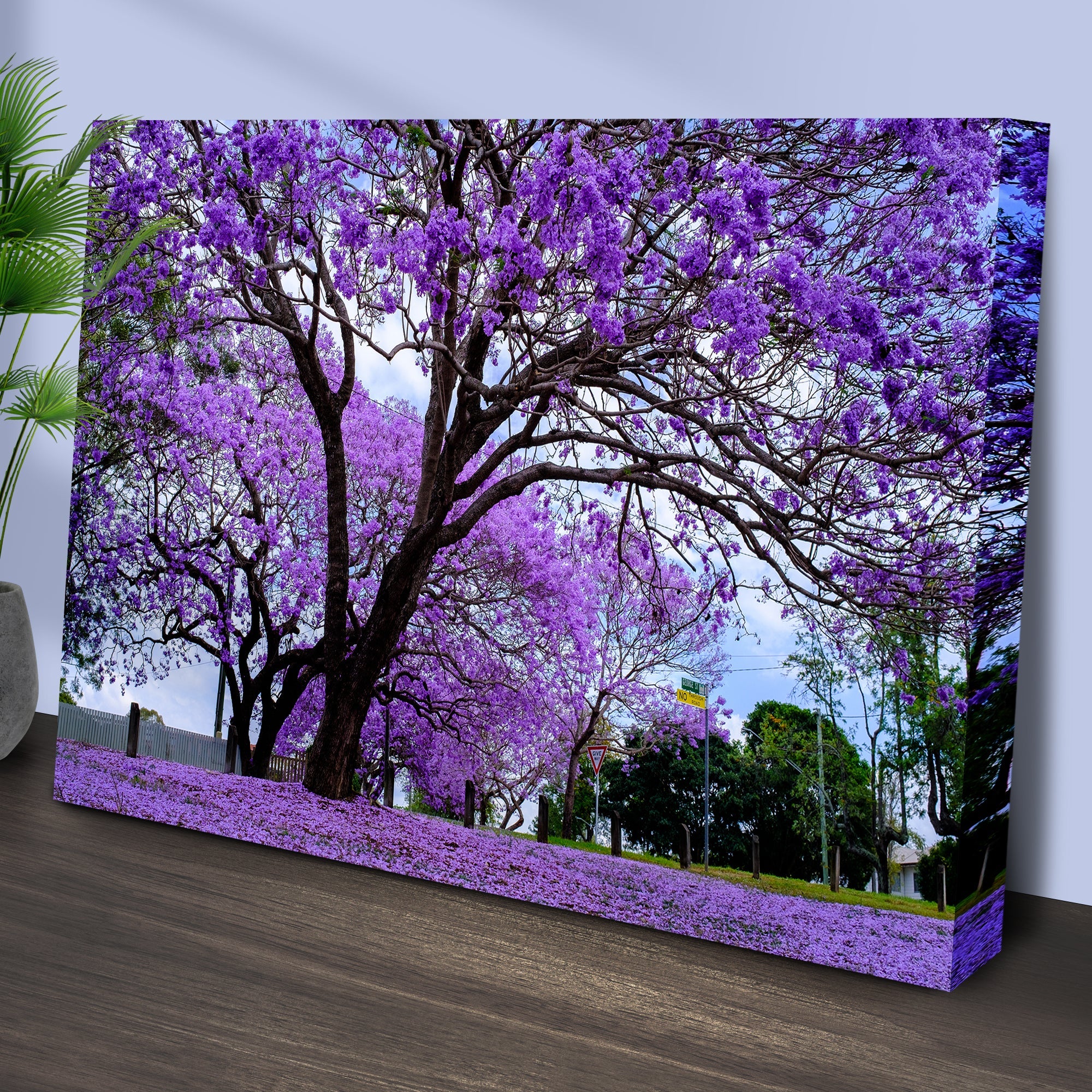 Jacaranda Trees Canvas Wall Art on sale at MyriadMart