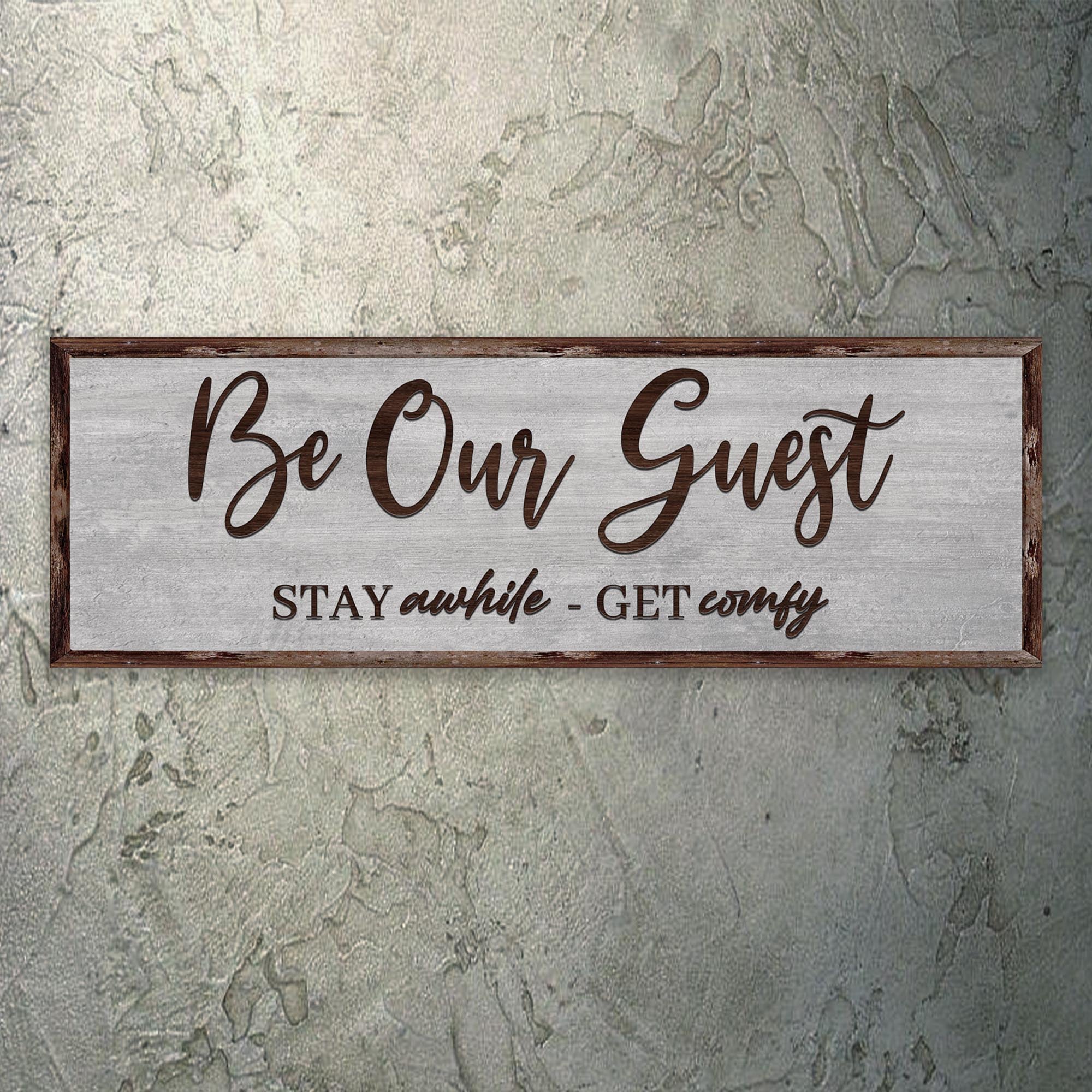 Be Our Guest Sign III on sale at MyriadMart